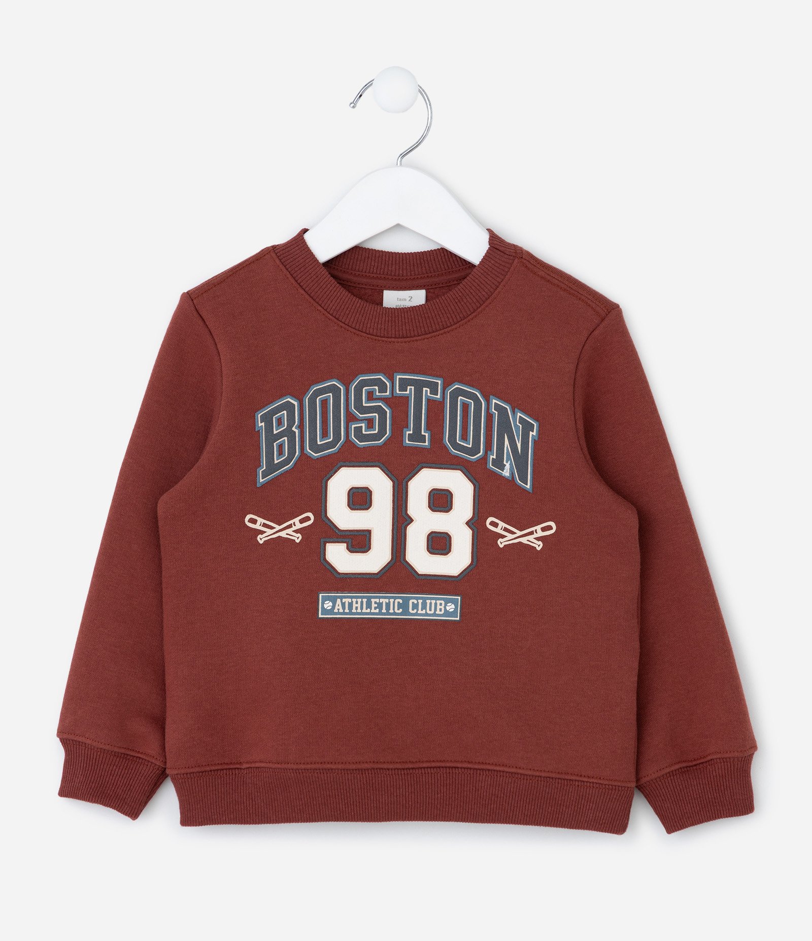 Conjunto Infantil em Moletom com Felpa Lettering – Tam 1 a 5/6 Anos Telha 2