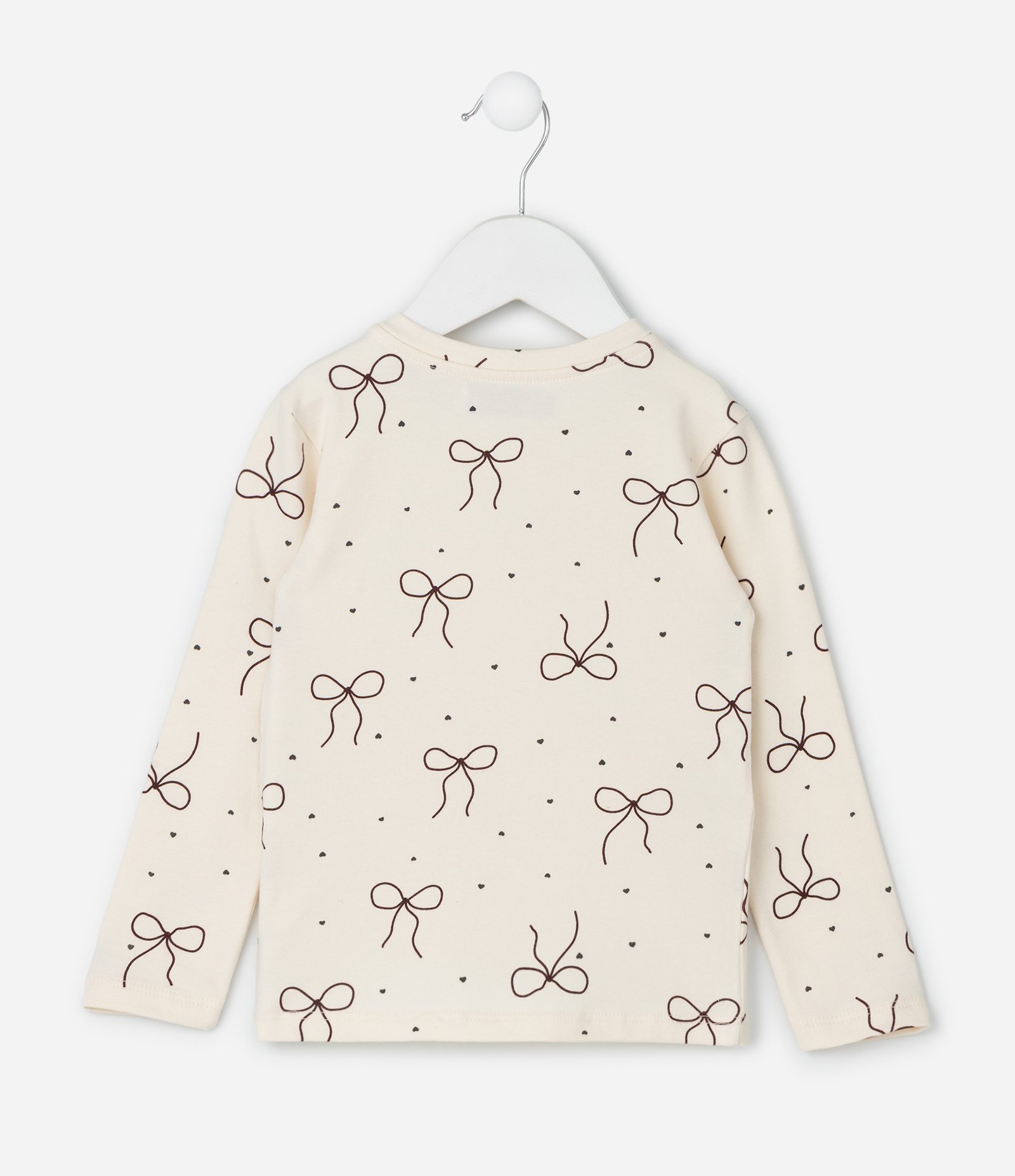 Conjunto Infantil com Blusa e Jardineira em Veludo – Tam 1 a 6 Anos Caramelo/Off White 4
