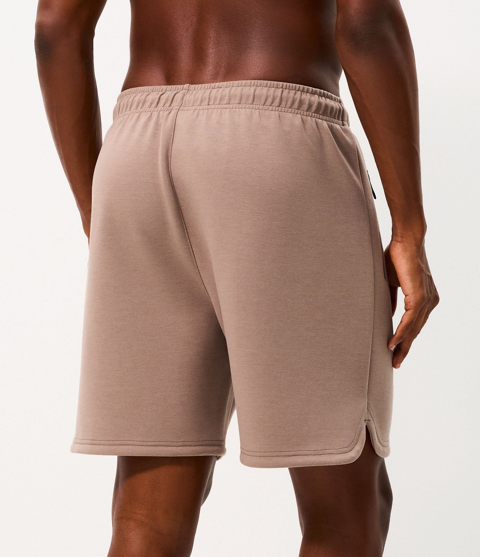 Bermuda Esportiva em Moletom Tecnológico com Cós Elástico e Zíper no Bolso Cinza 3