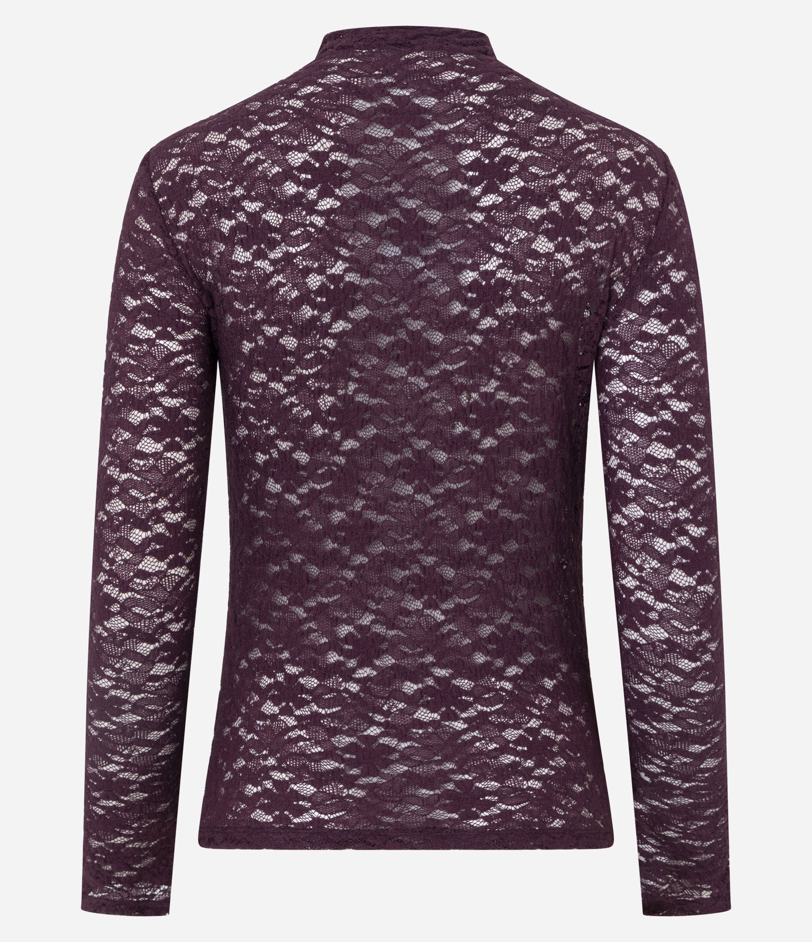 Blusa Justinha em Renda com Manga Longa Vermelho 6