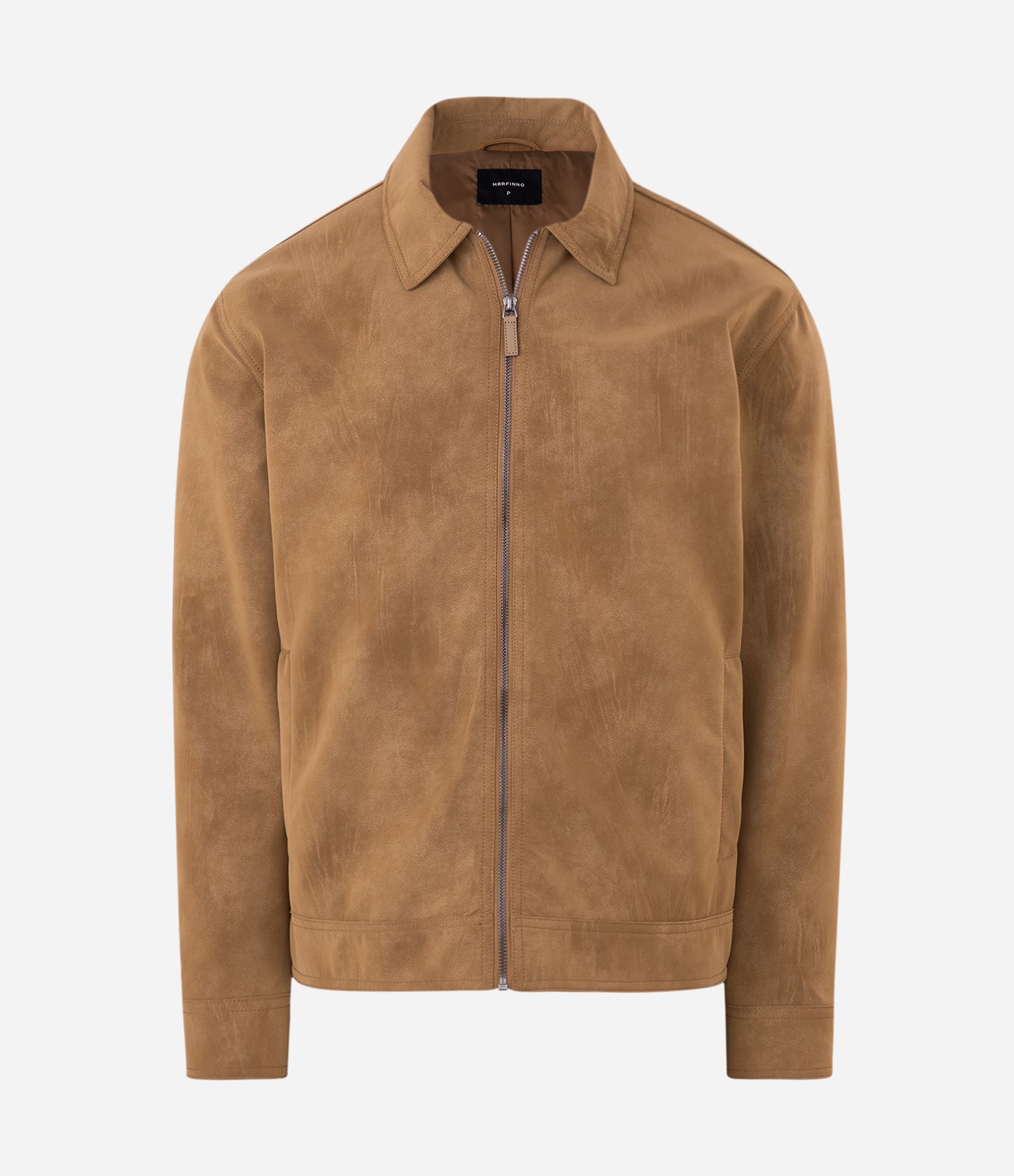 Jaqueta Harrington em Suede Marrom 5