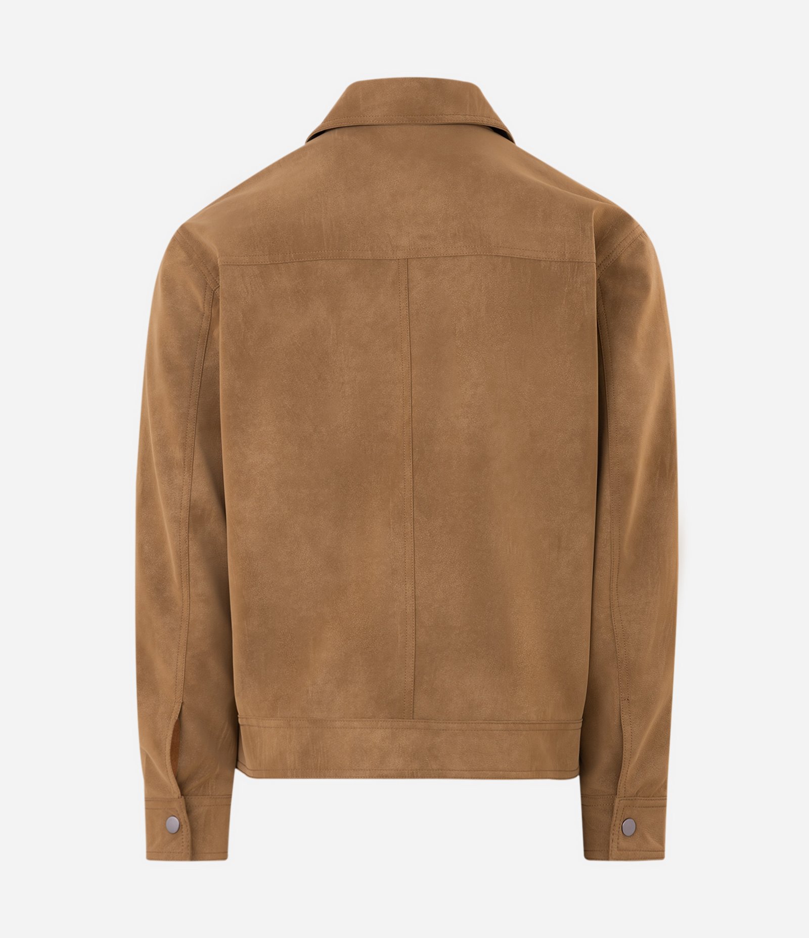 Jaqueta Harrington em Suede Marrom 6