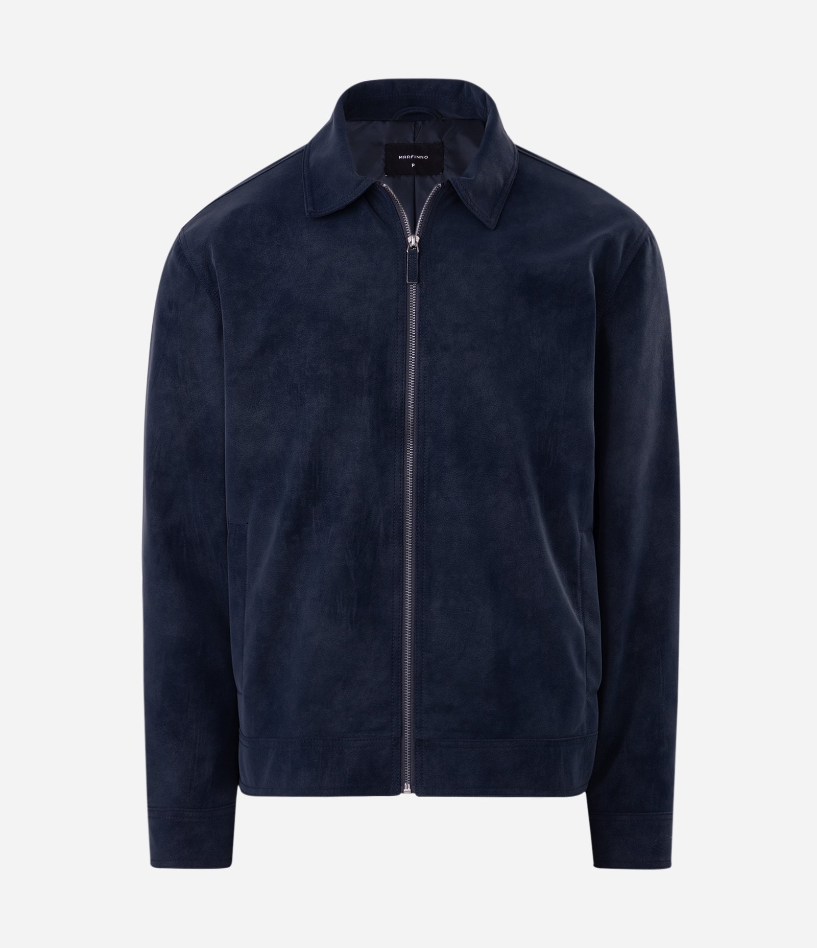 Jaqueta Harrington em Suede Azul 5