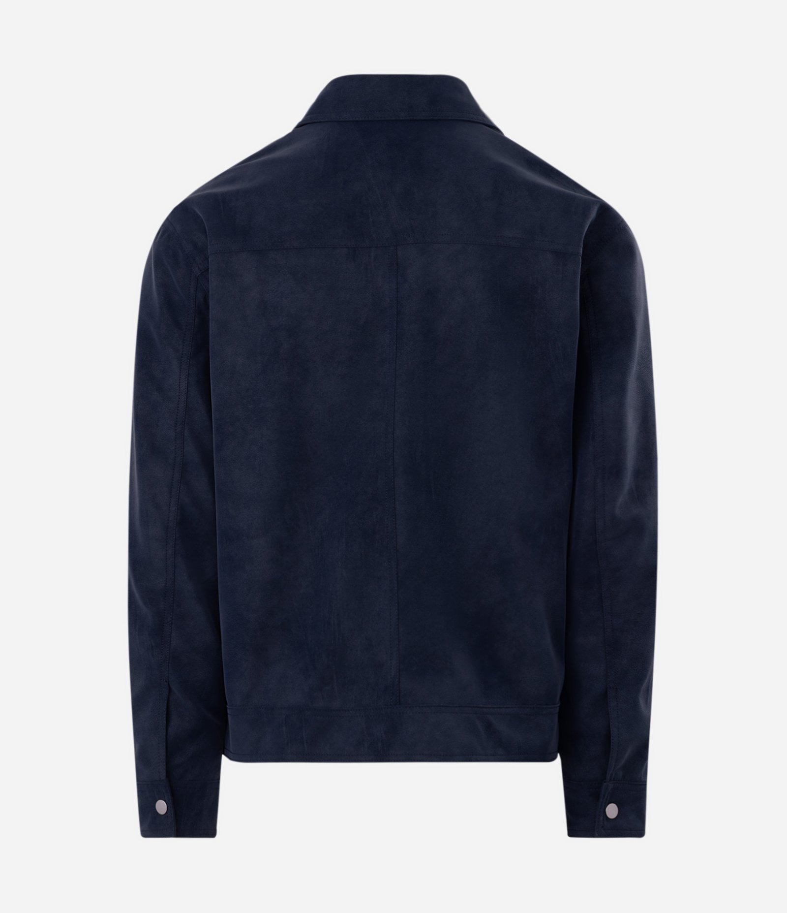 Jaqueta Harrington em Suede Azul 6