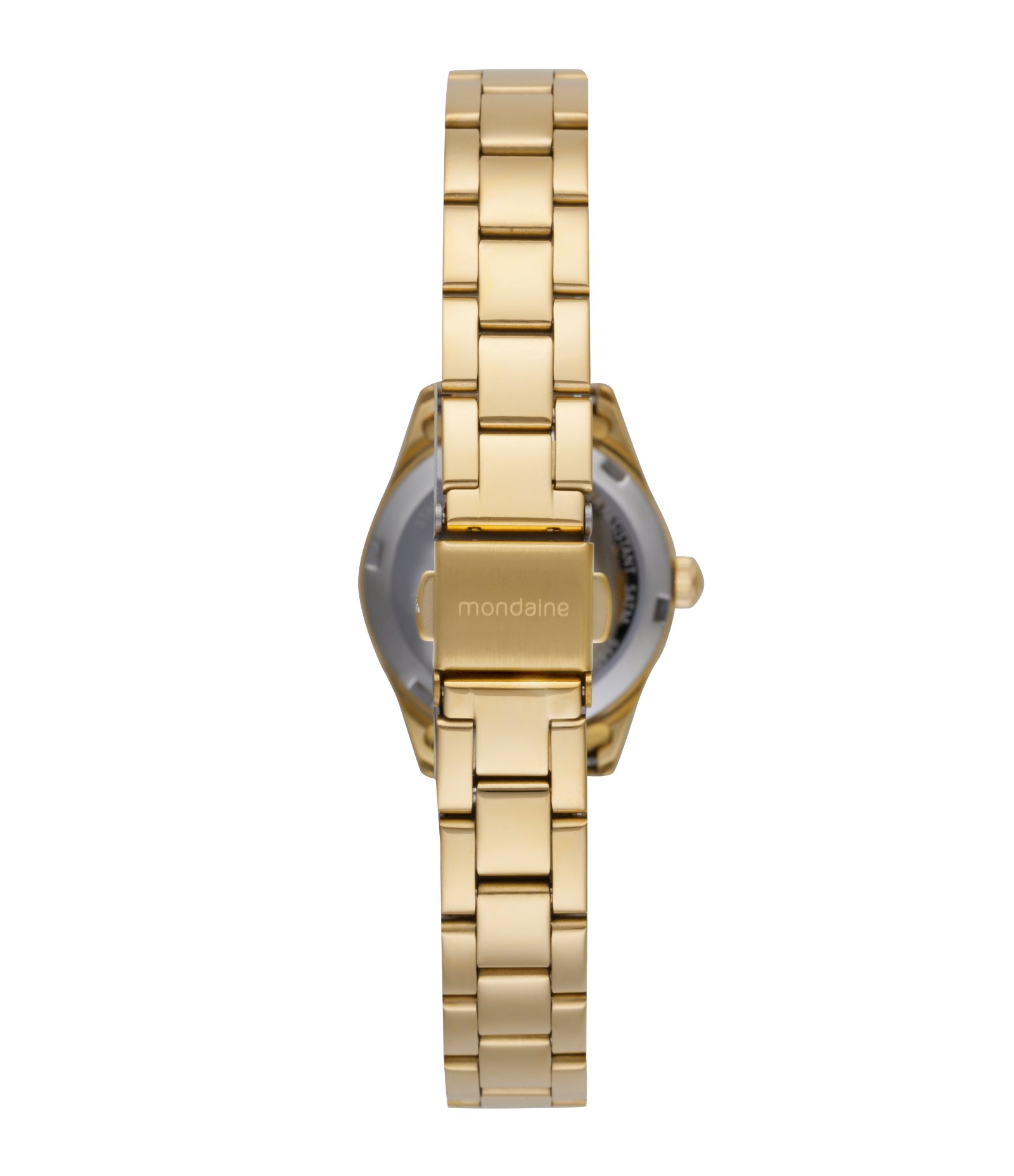 Relógio Mondaine Analógico em Aço 99825LPMVDE1KB Dourado 4