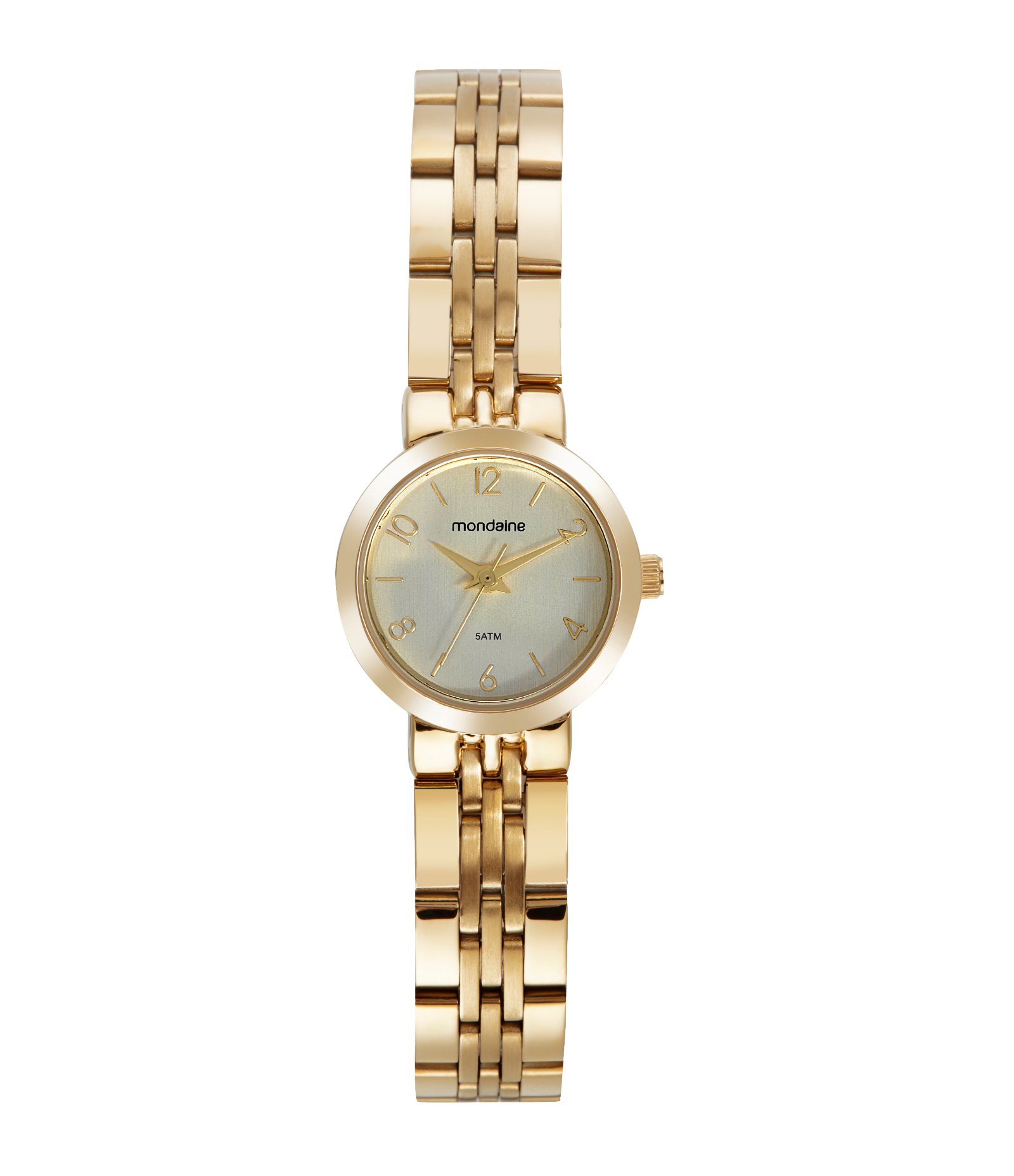 Relógio Analógico Mondaine Aço Modelo 32732LPMVDE1KB Dourado 1