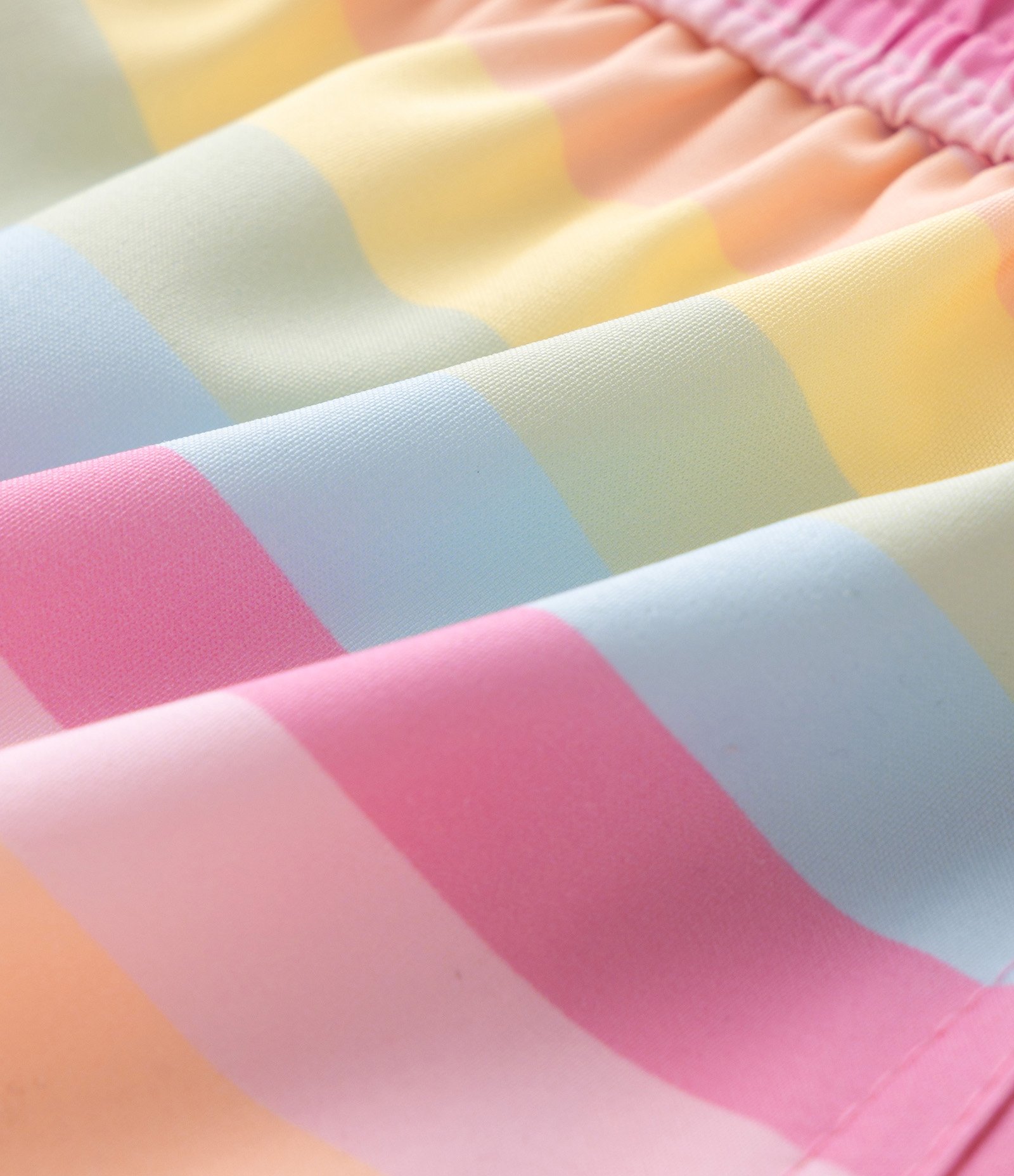Short Infantil com Estampa Listrada e Cordão – Tam 1 a 6 Anos Rosa 4