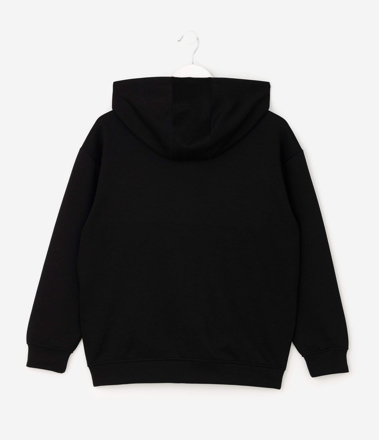Casaco Infantil em Tech Fleece com Zíper e Capuz – Tam 5 a 14 Anos Preto 2