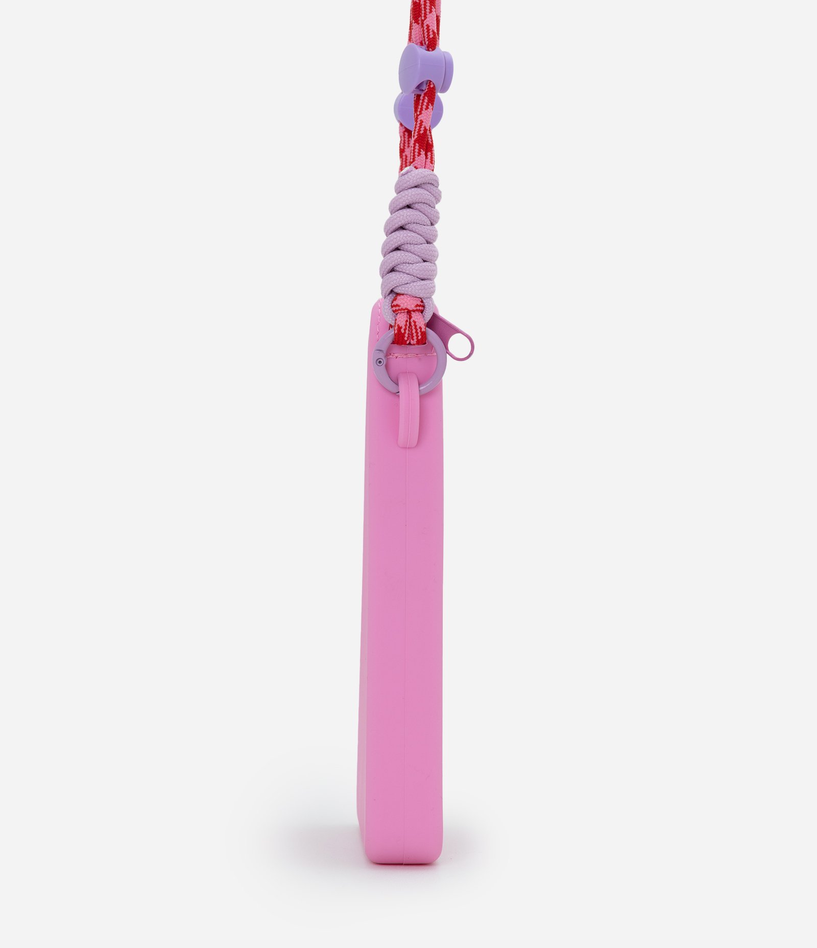 Porta Celular em Silicone com Alça Contrastante Rosa 2