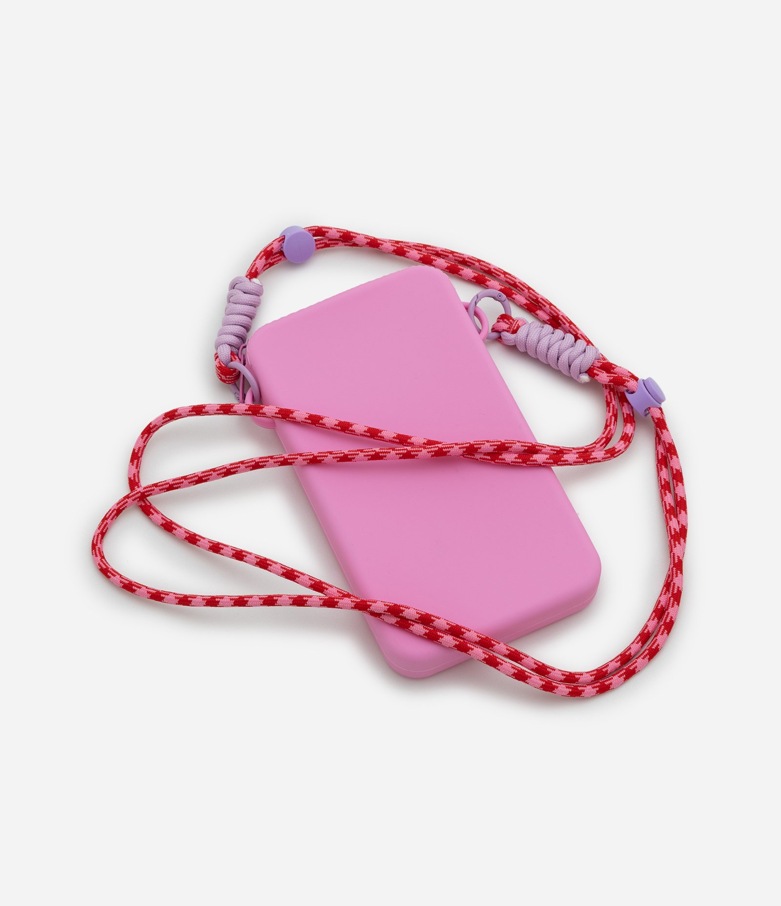 Porta Celular em Silicone com Alça Contrastante Rosa 5