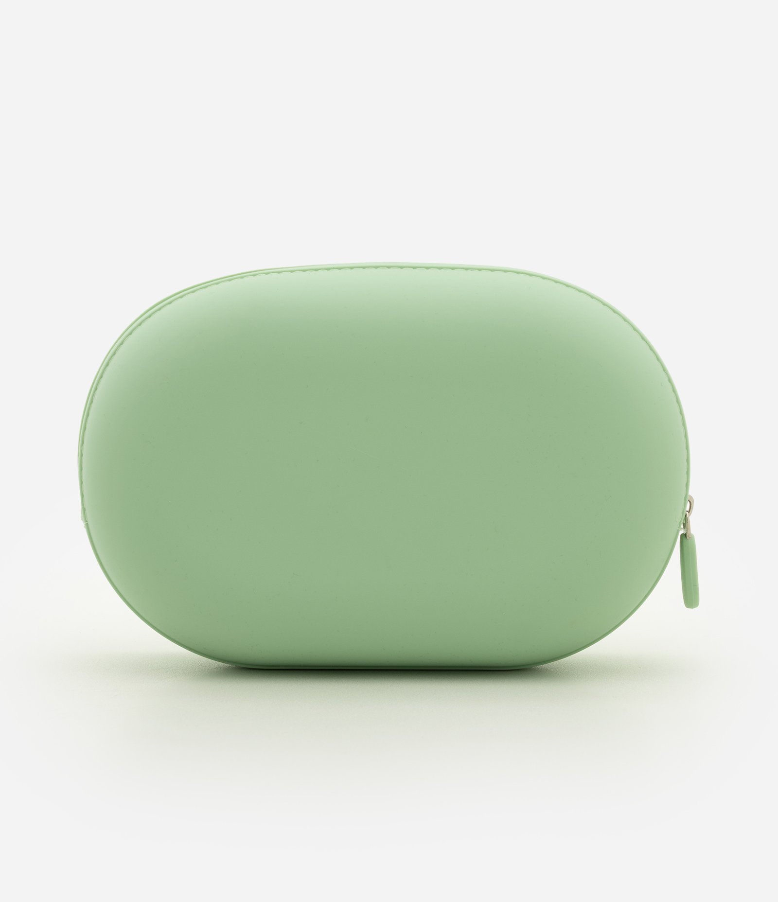 Necessaire Média em Silicone com Puxador Alongado Verde 3