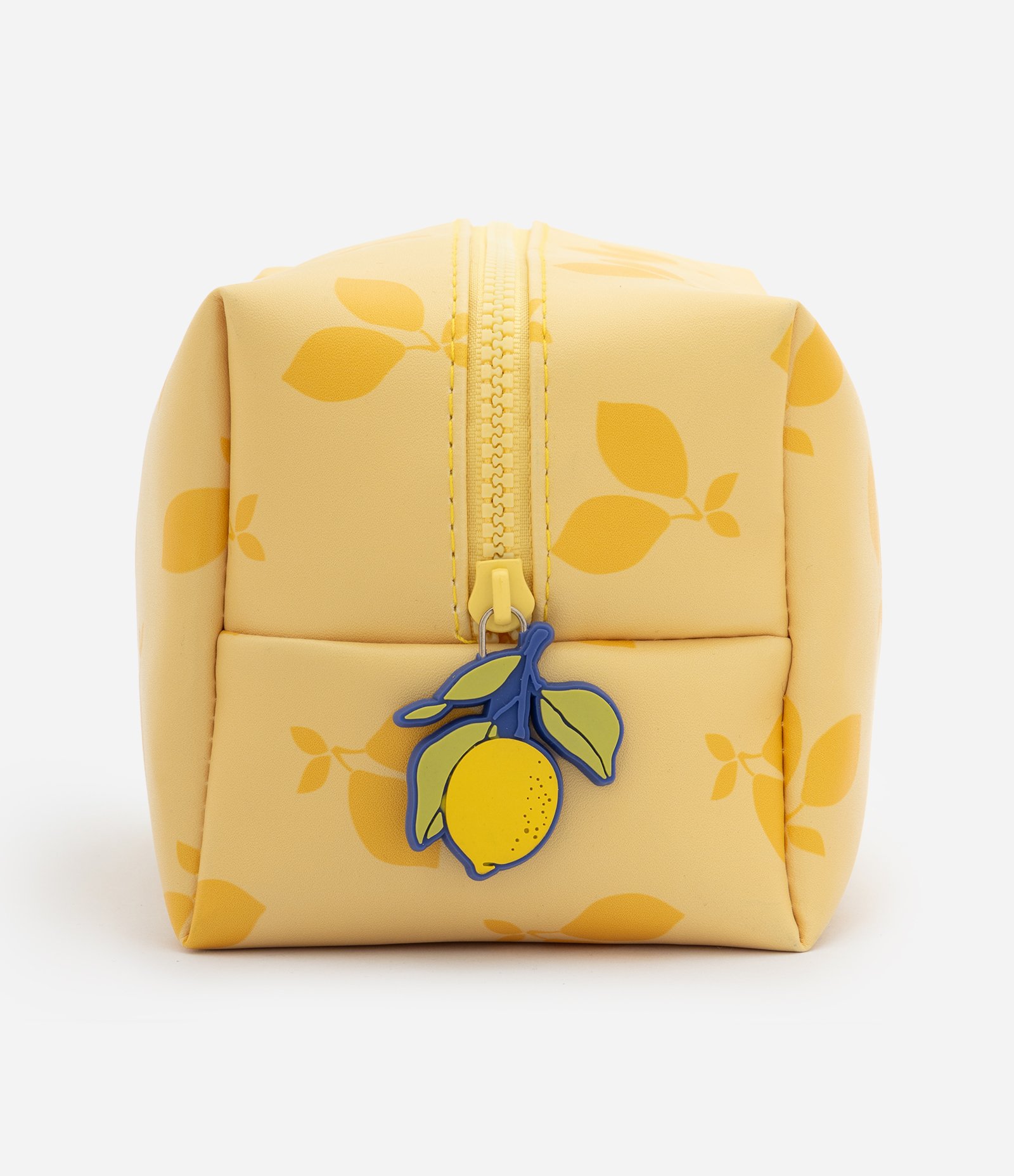 Necessaire Média com Puxador em Formato de Fruta Amarelo 2