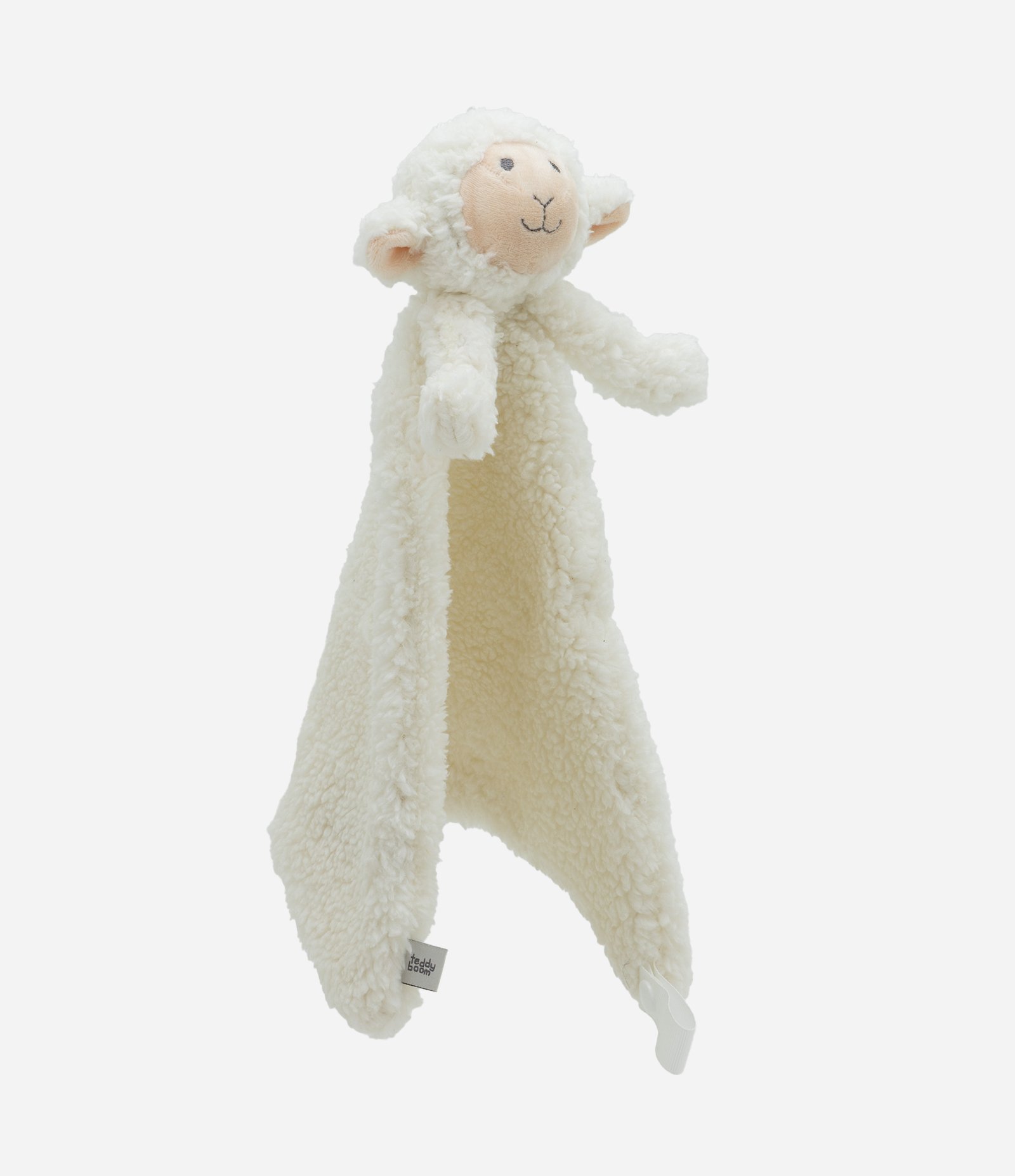 Naninha Bebê em Plush de Ovelhinha com Tecido Macio Infantil - Tam ÚNICO Branco 1