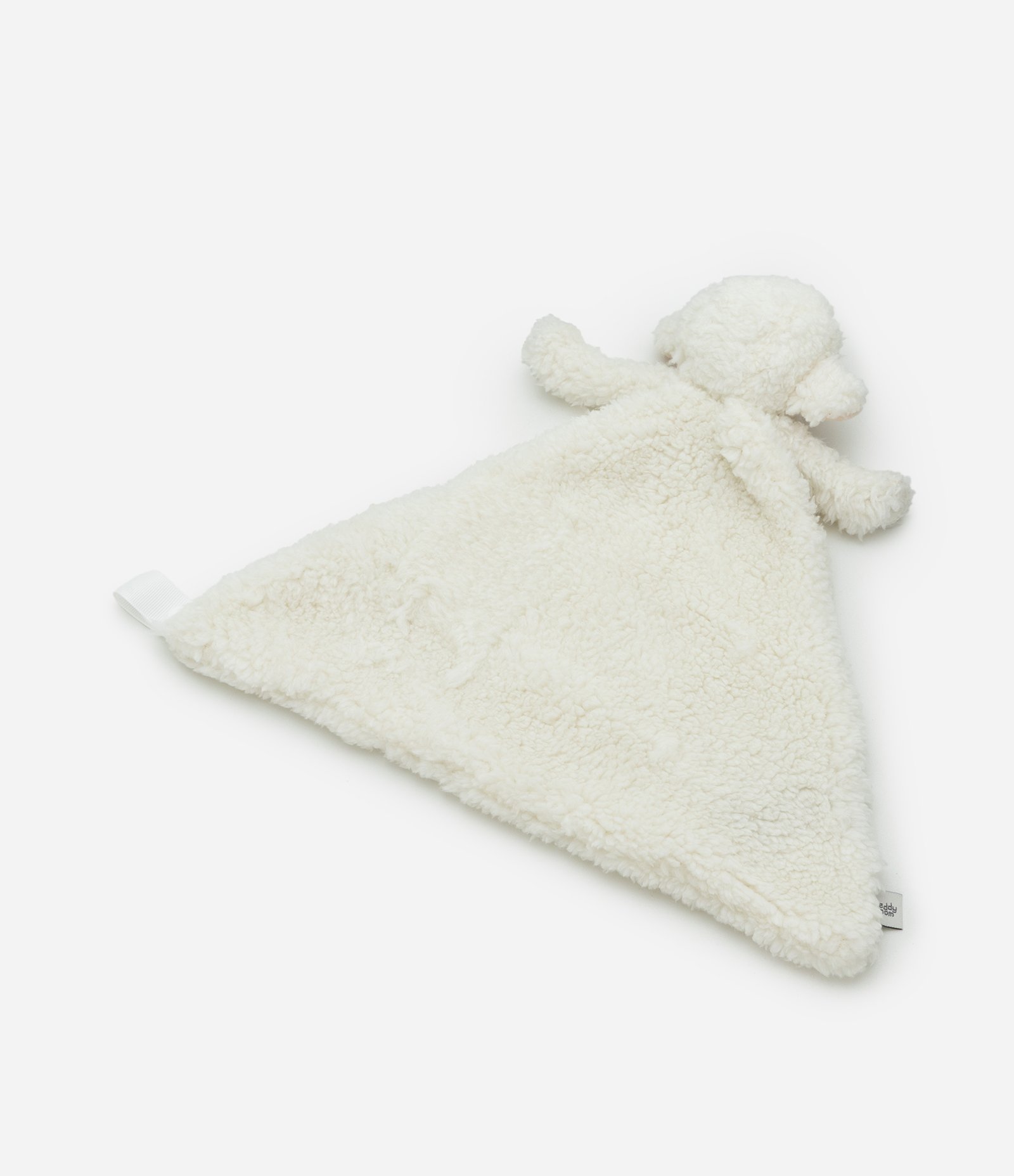 Naninha Bebê em Plush de Ovelhinha com Tecido Macio Infantil - Tam ÚNICO Branco 3