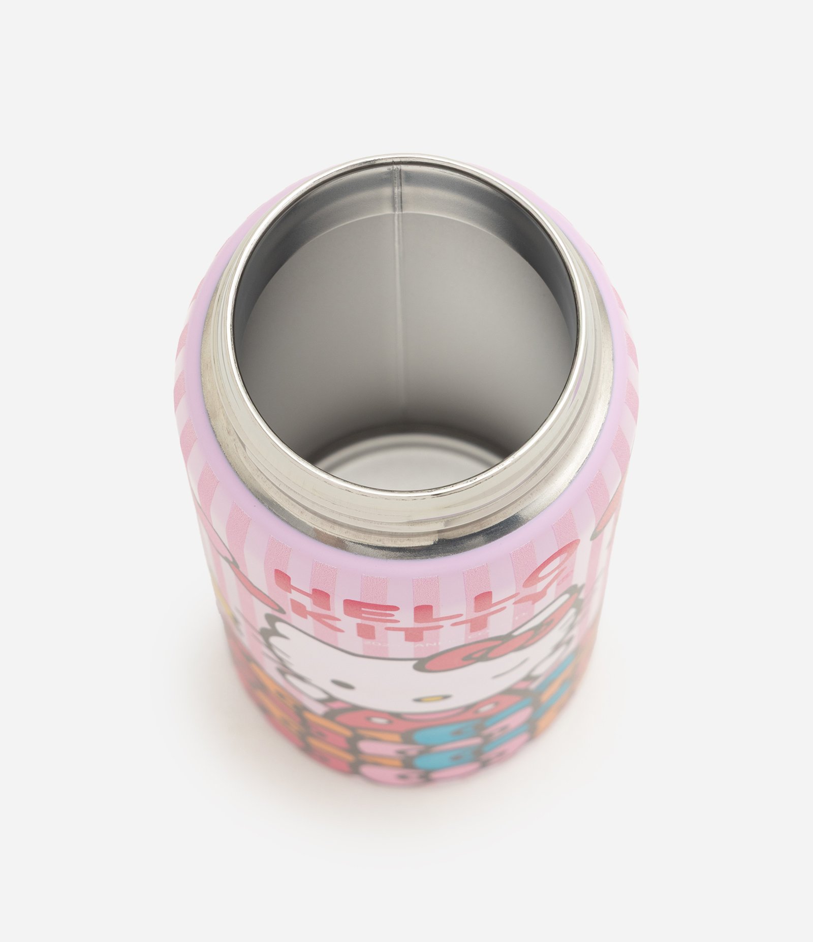 Garrafa Térmica em Metal Hello Kitty com Canudo 450ml Rosa 2
