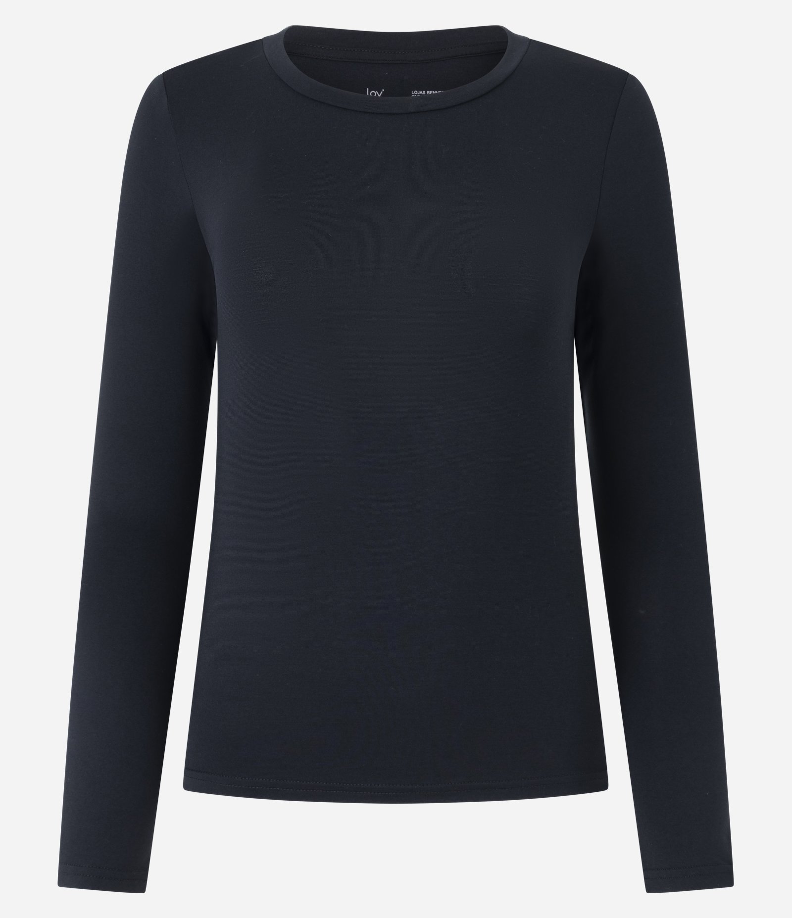 Blusa Camisete Térmica em Viscose Preto 1