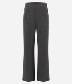 Calça em Ribana com Modelagem Reta