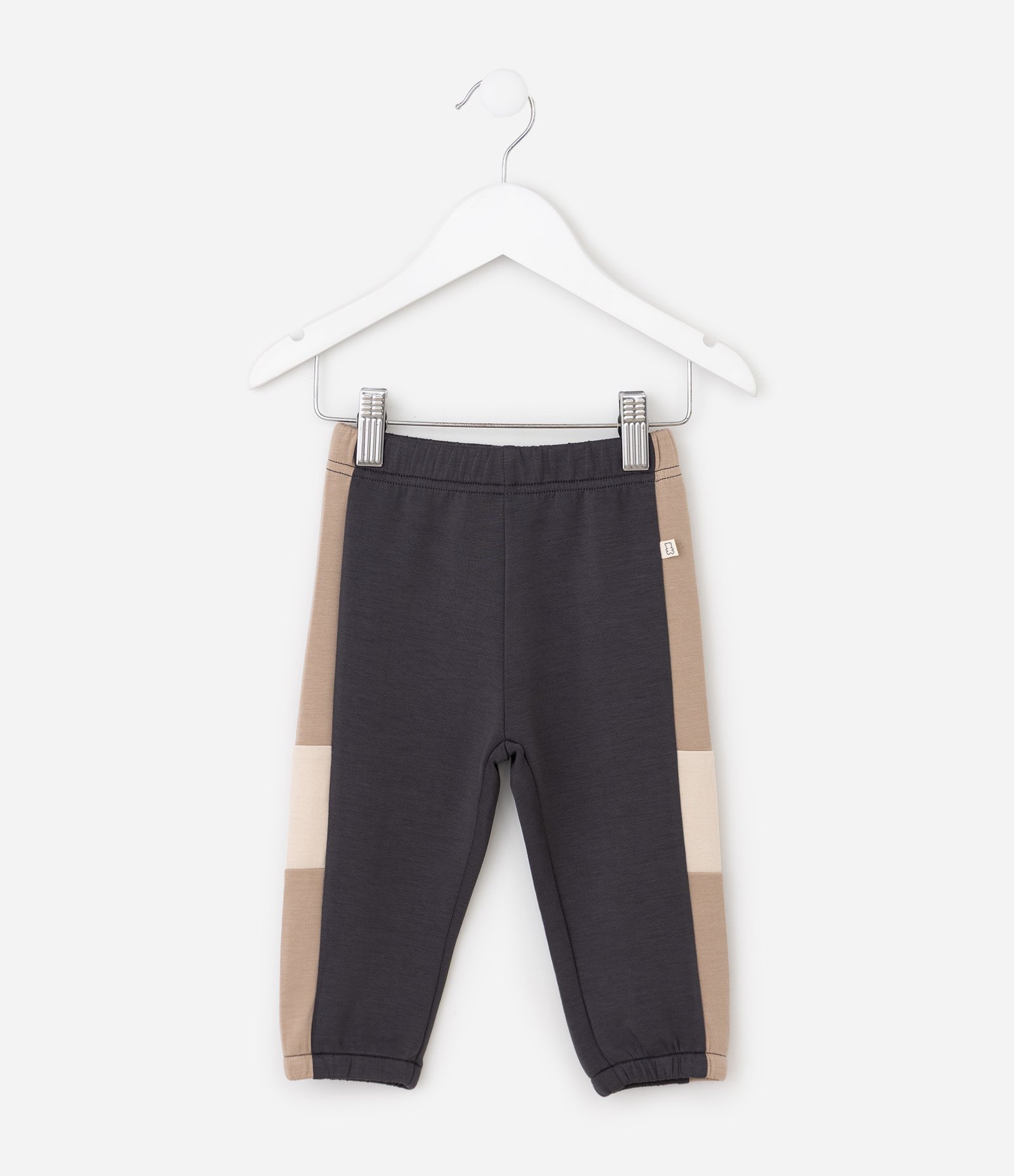 Calça Infantil em Modal com Listra Lateral - Tam 0 A 18 Meses Multicores 2