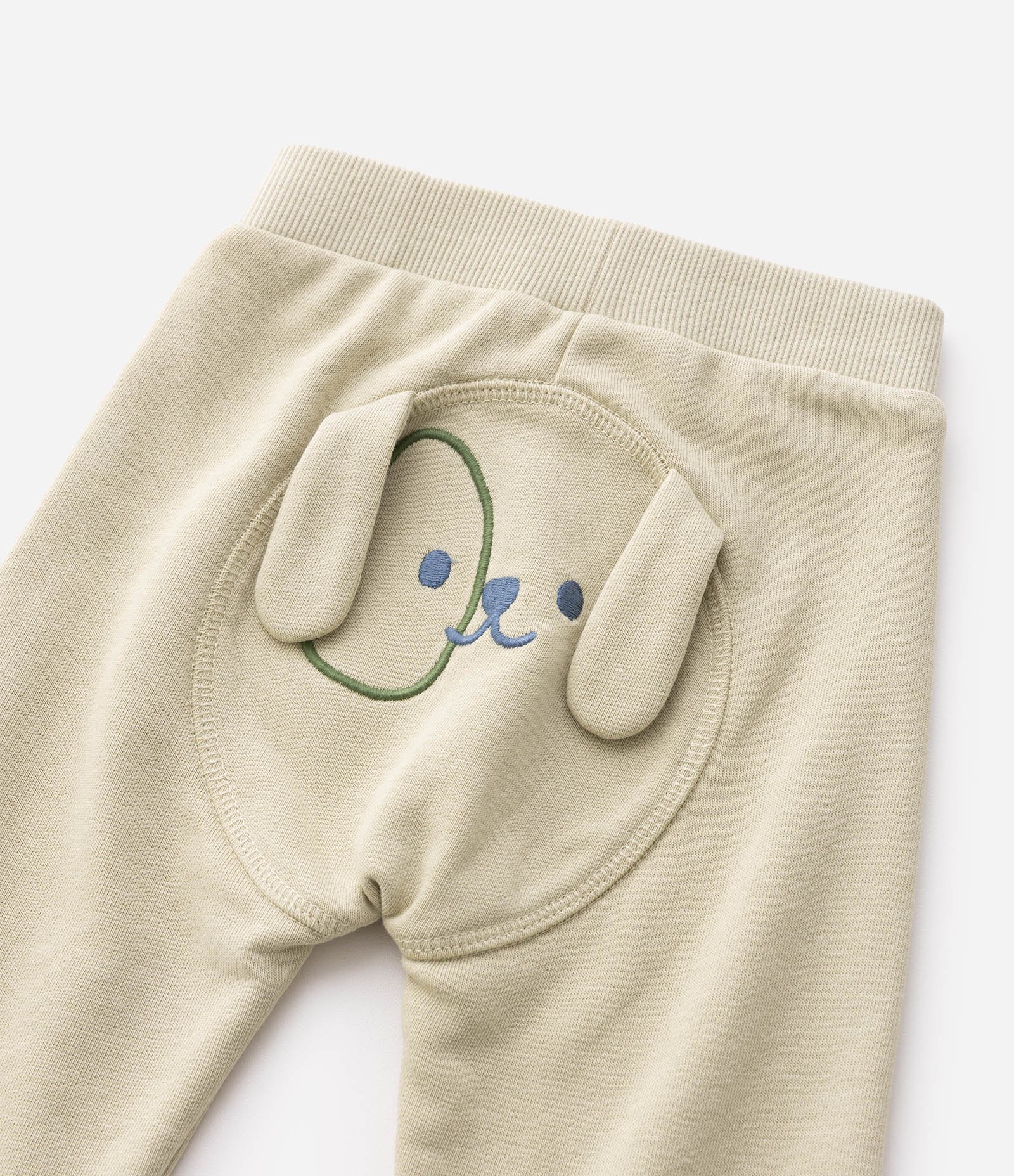 Conjunto Bebê Moletom com Bordado Ursinho – Tam 0 a 18 Meses Verde Claro 4