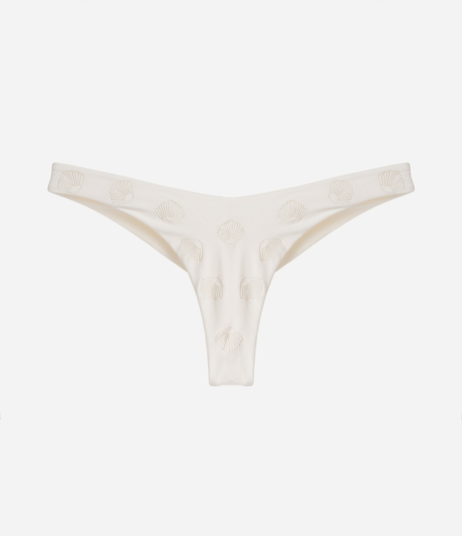 Biquíni Calcinha Asa Delta com Bordado e Efeito Empina Bumbum Off White 5