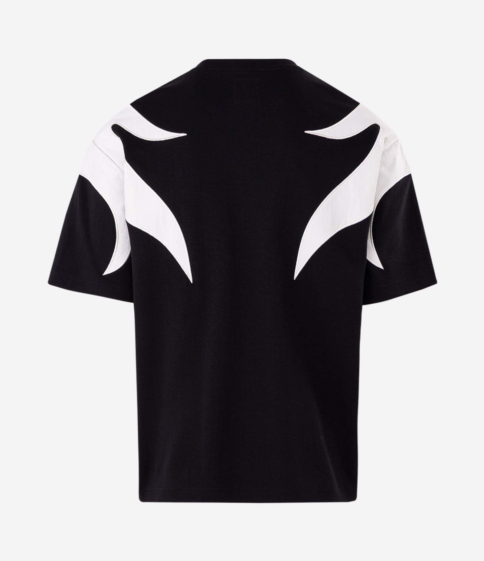 Camiseta Boxy com Detalhe de Chamas Laterais Preto 6