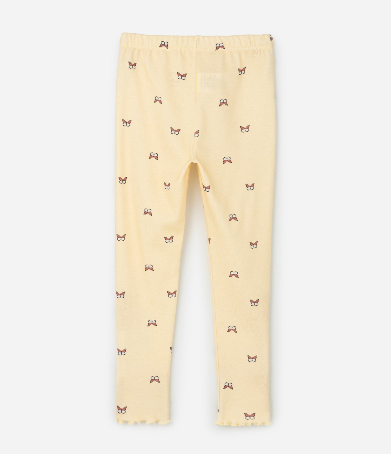 Pijama Infantil com Estampa de Borboletas – Tam 5 a 14 Anos Amarelo Claro 3