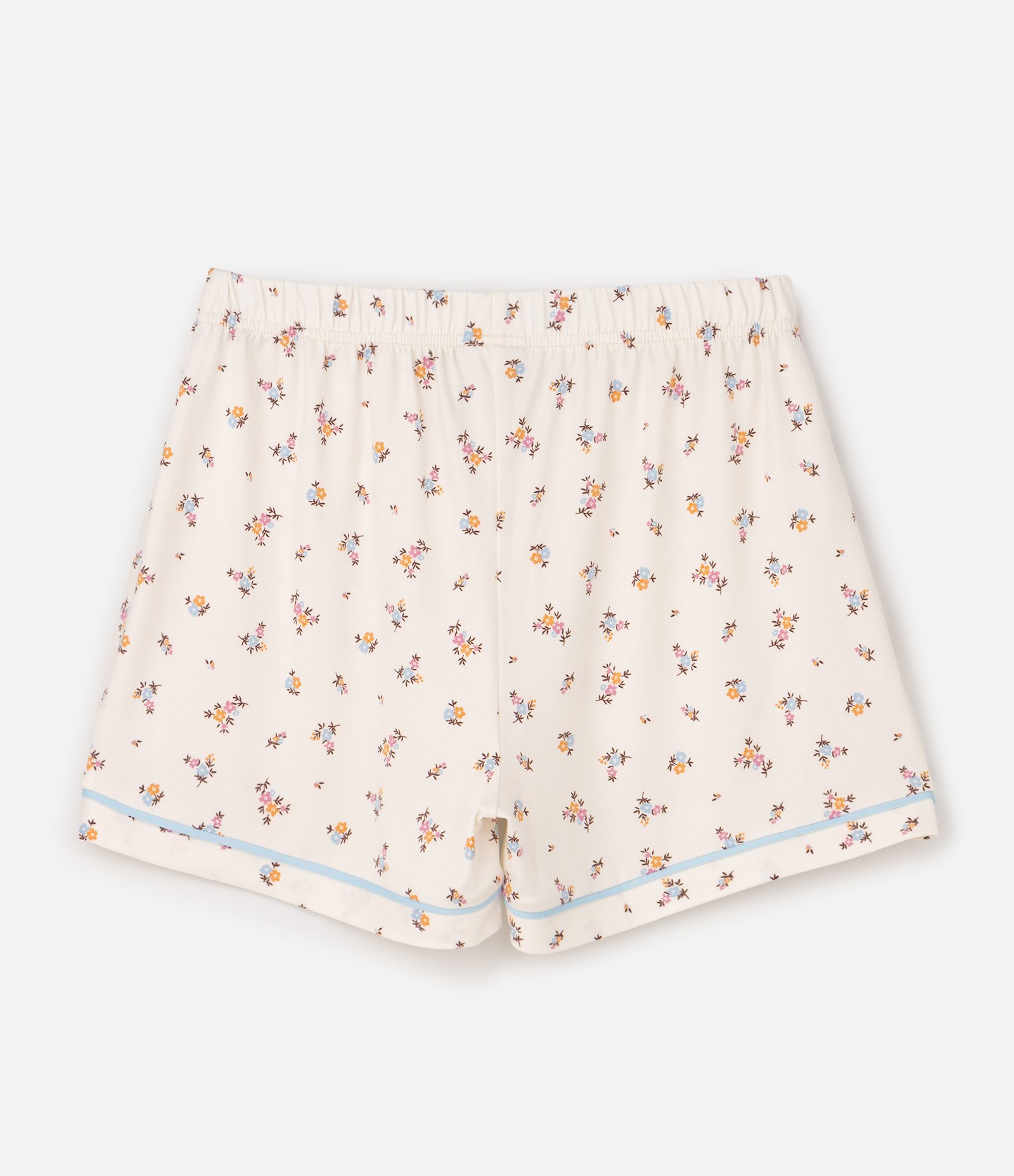 Pijama Infantil Peach Touch Manga Curta - Tam 5 a 16 anos Bege/Creme 5