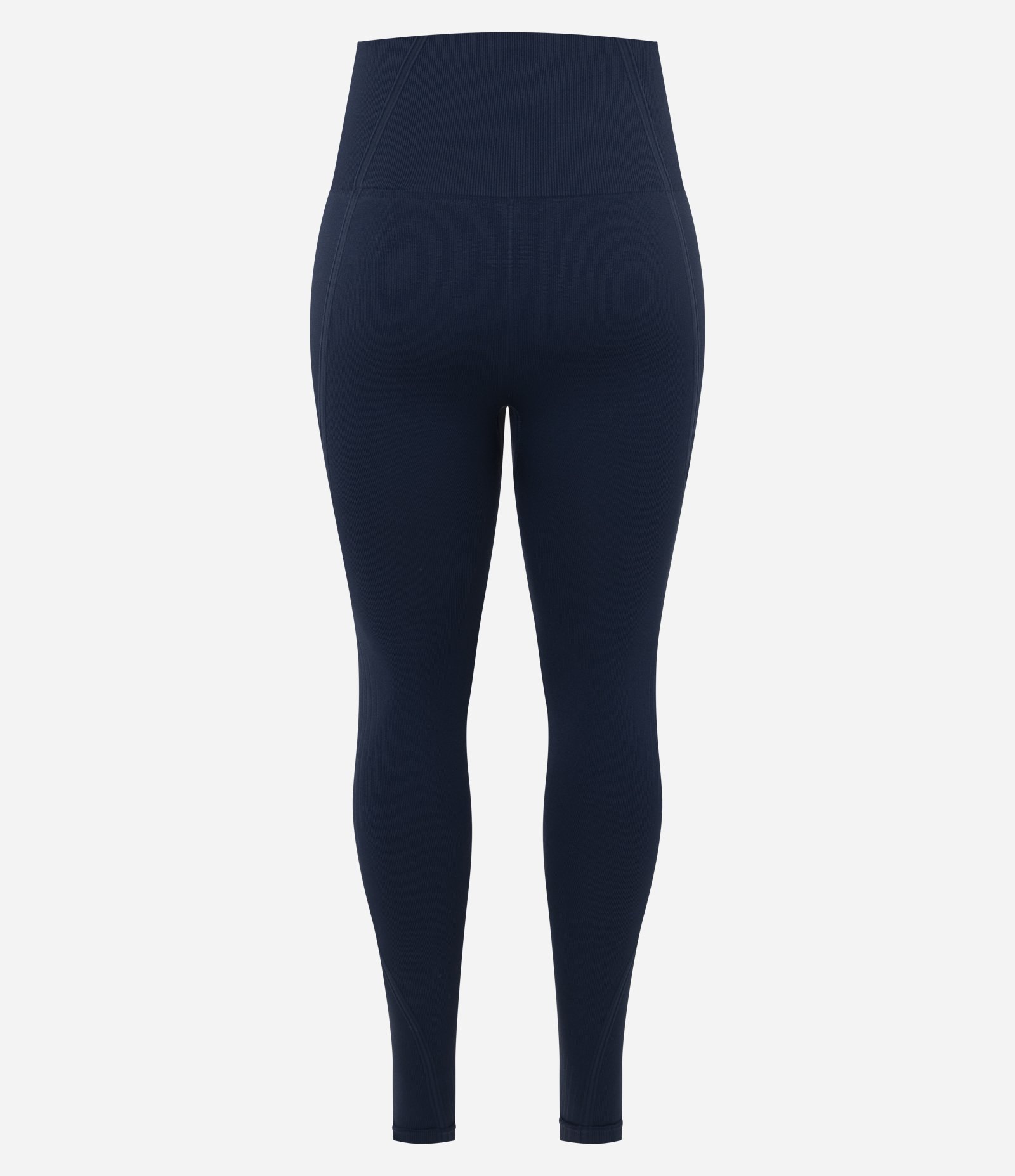 Calça Legging Esportiva em Poliamida Semless com Textura Jacquard Azul 4