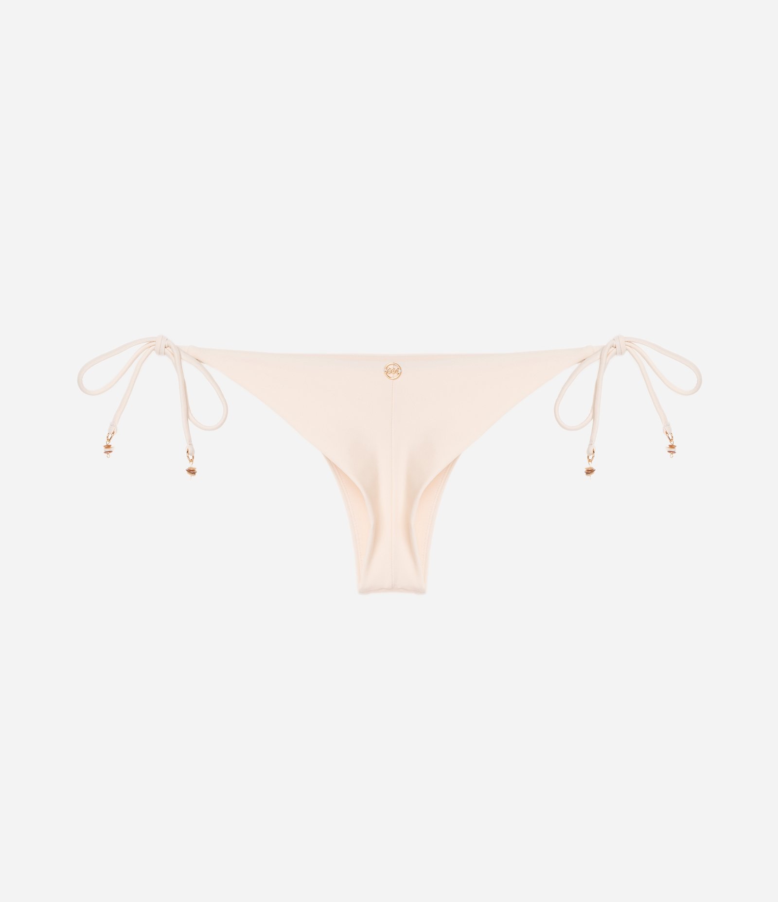Biquíni Calcinha Lacinho Empina Bumbum em Microfibra com Ponteiras Off White 6