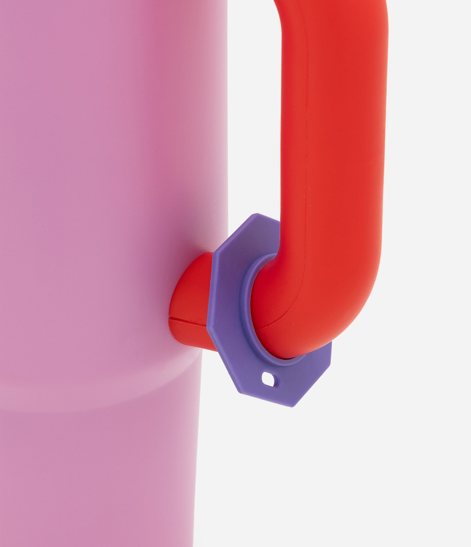 Copo Térmico em Açõ Inoxidável com Canudo 1,2L Rosa 4
