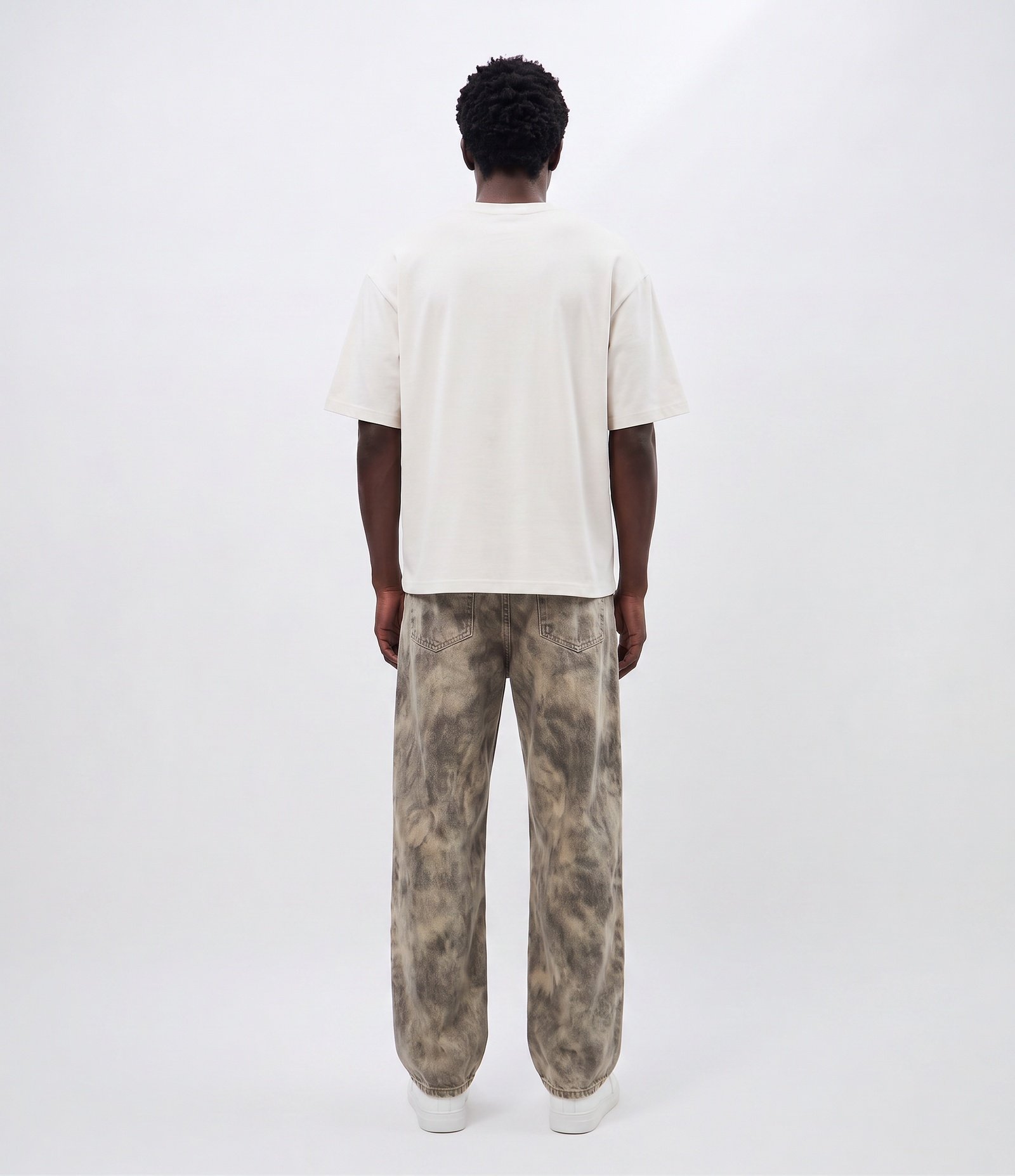 Camiseta Boxy em Malha Tecnológica Off White 4