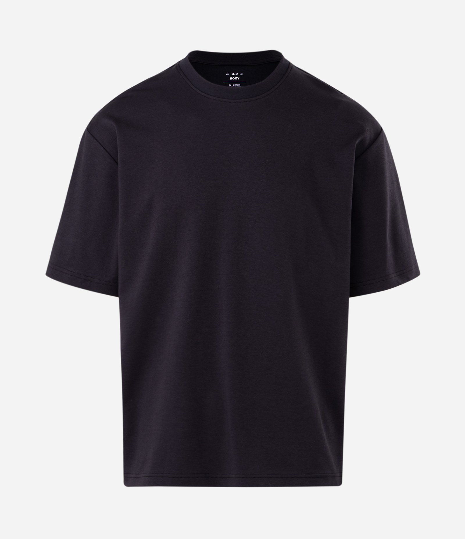 Camiseta Manga Curta Boxy Tecnológica Preto 1