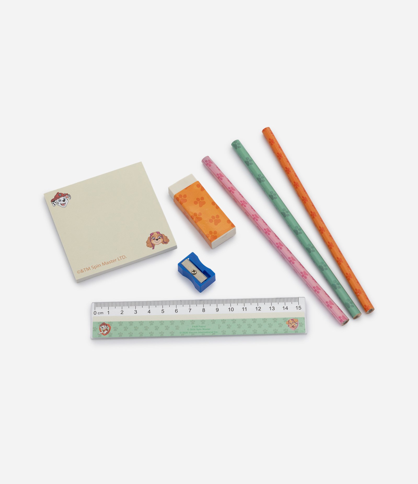Kit Escolar com 08 Peças Estampa Patrulha Canina Multicores 2