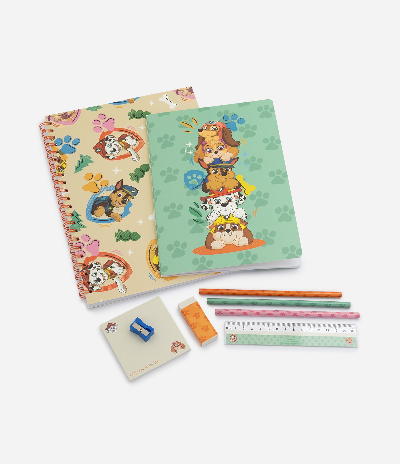 Kit Escolar com 08 Peças Estampa Patrulha Canina Multicores 6