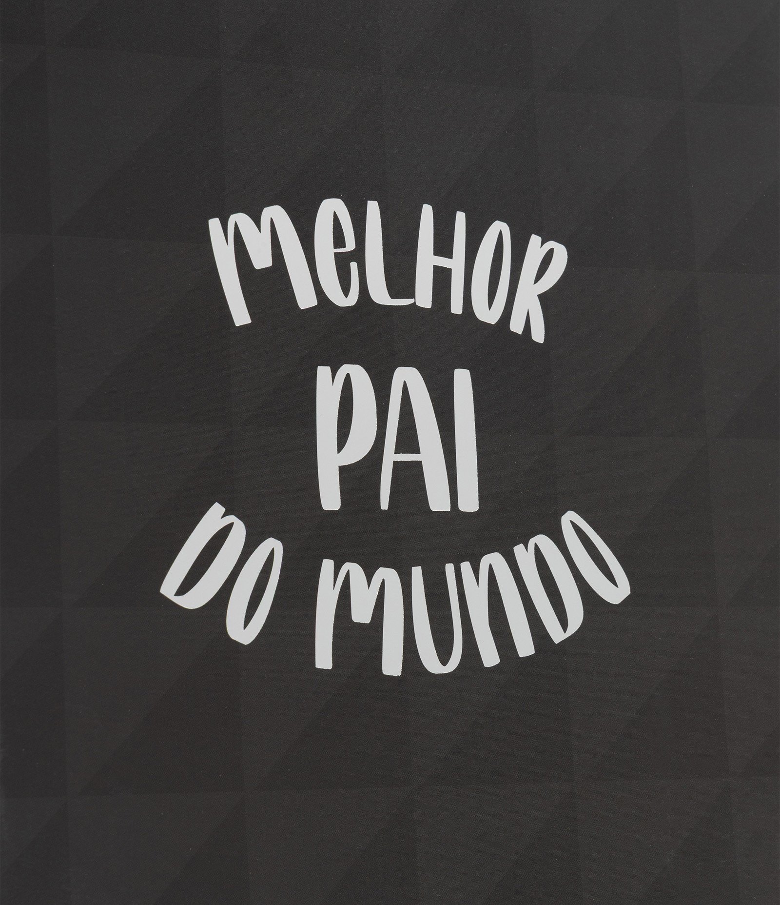 Embalagem de Presente Pequena com Estampa Melhor Pai do Mundo Preto 2