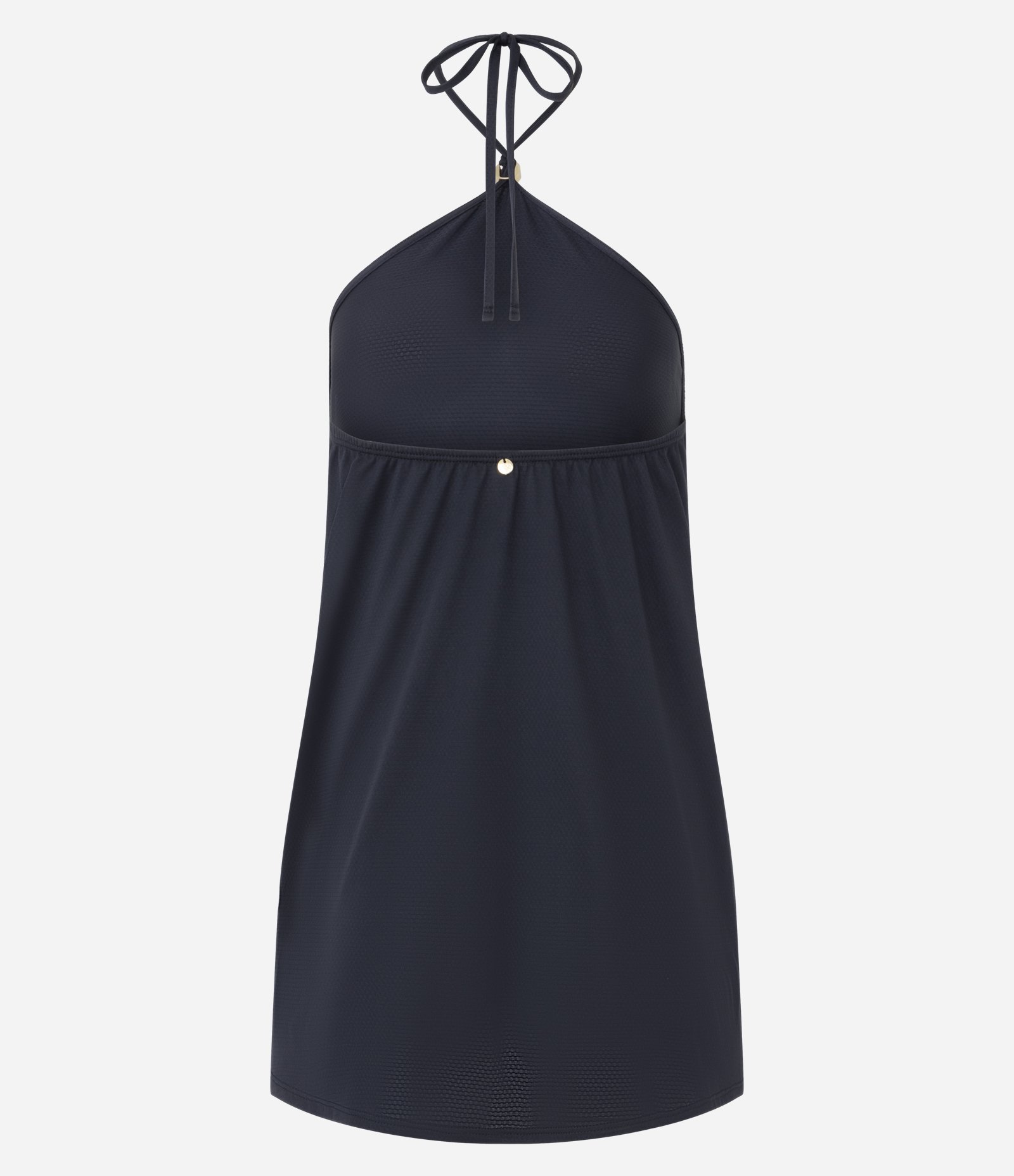 Saída de Praia Vestido com Tecnologia Dry e Aviamento Preto 7