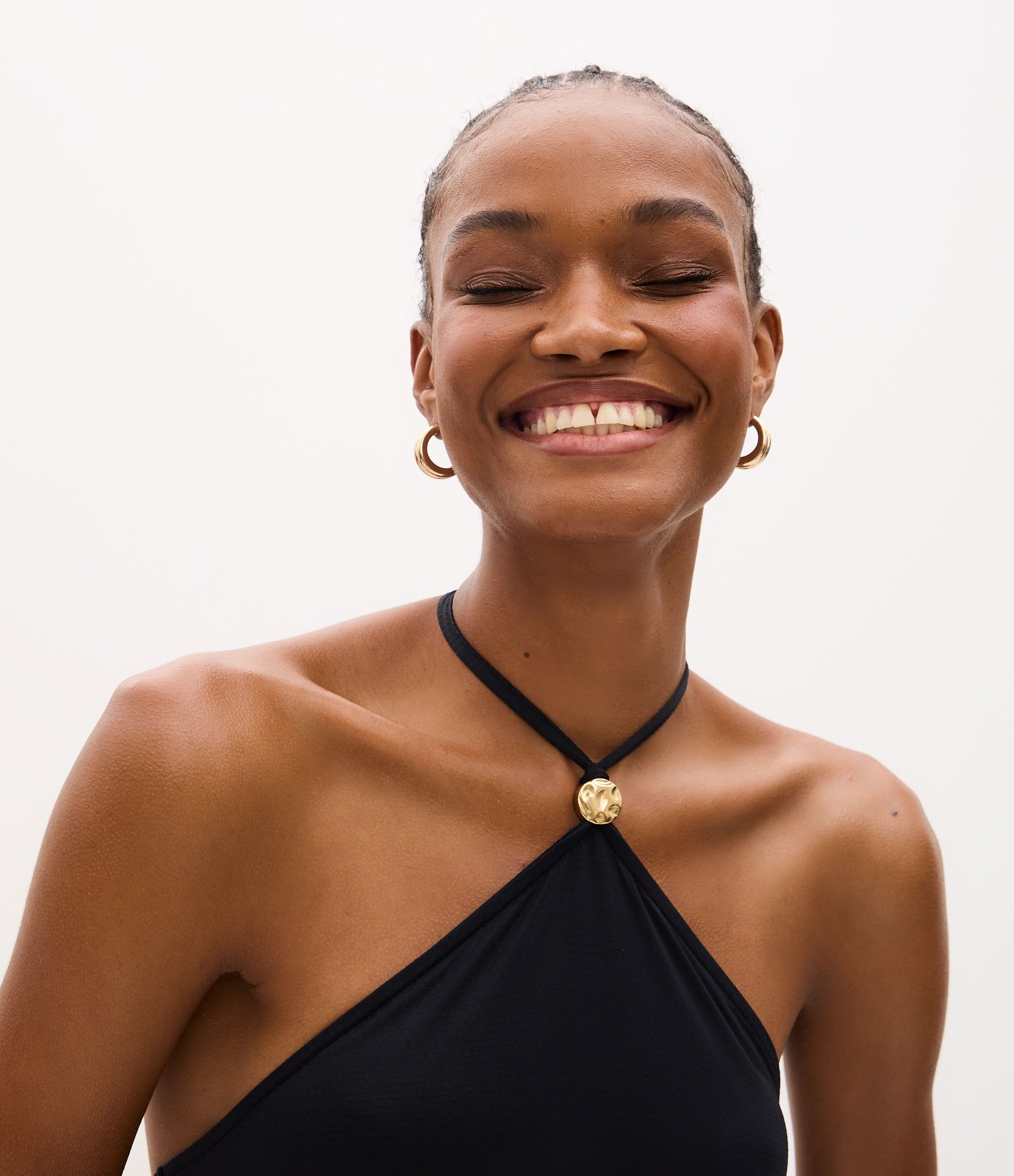 Saída de Praia Vestido com Tecnologia Dry e Aviamento Preto 3