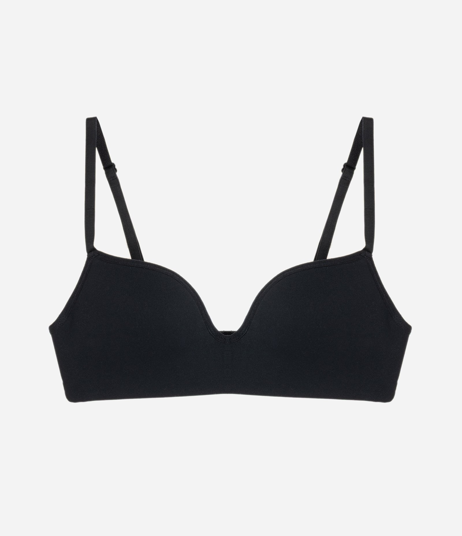 Sutiã Triangular em Poliamida Seamless com Bojo Preto 4
