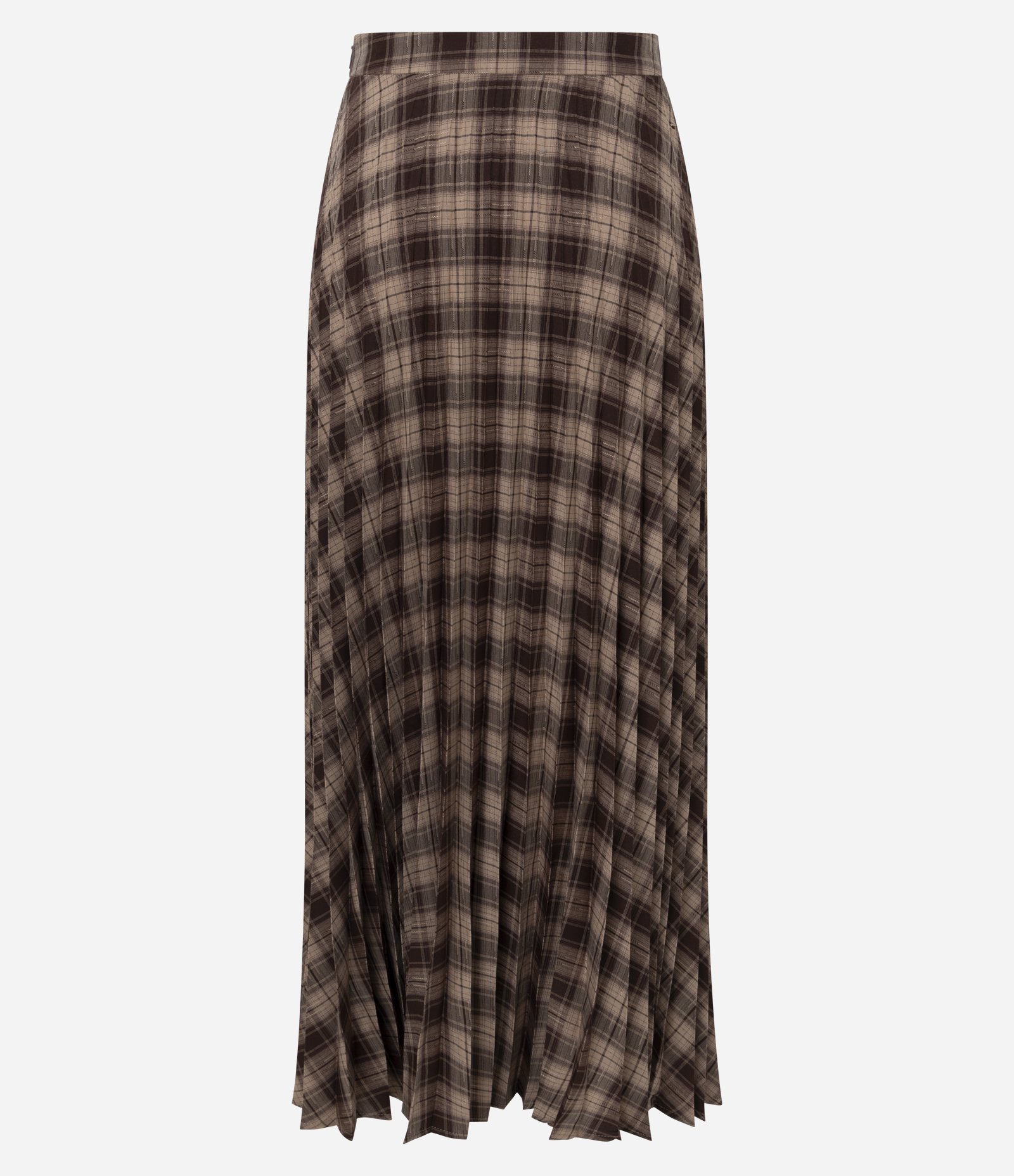 Saia Midi Alfaiatada com Estampa Xadrez Anthracite 7