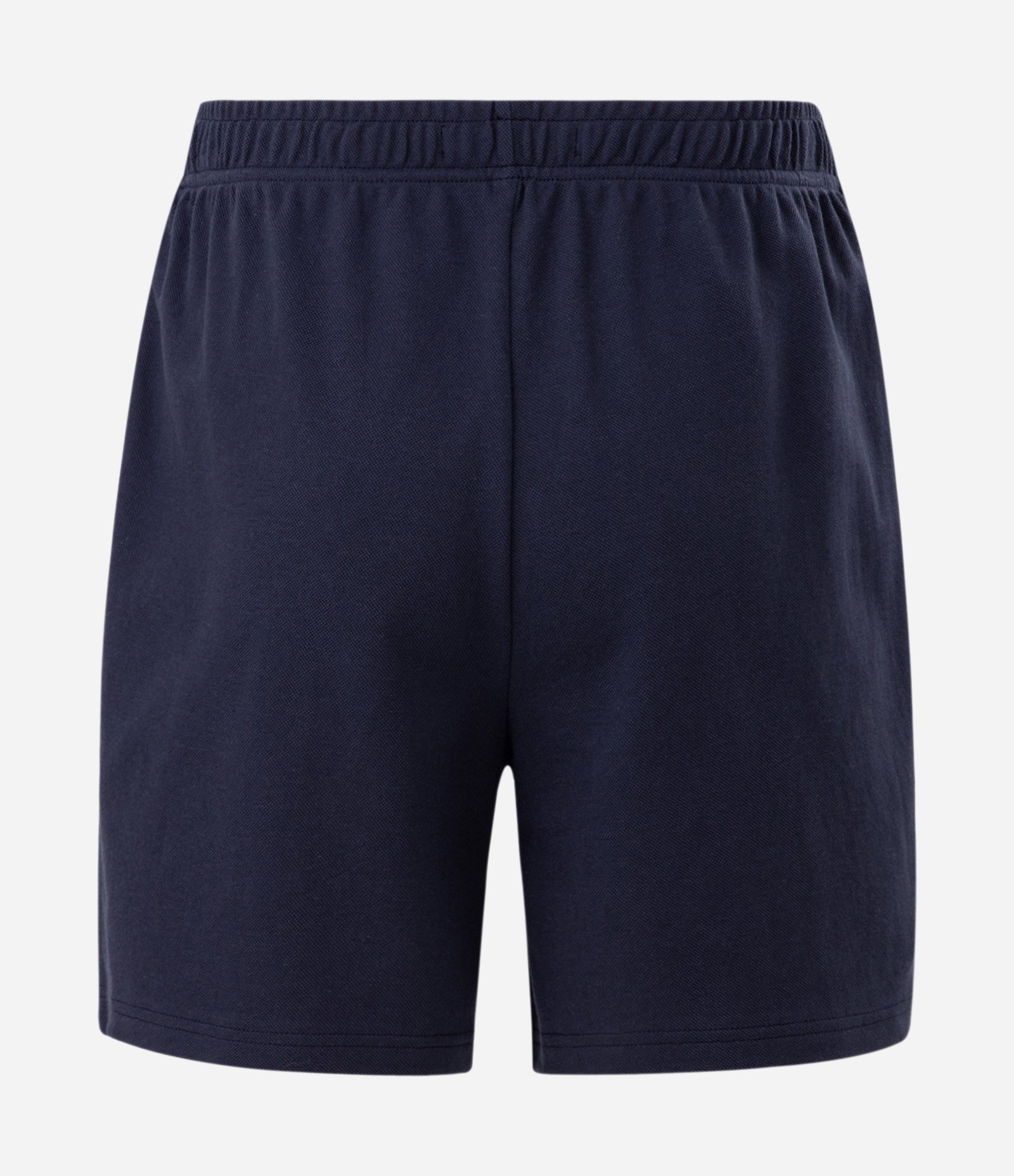 Pijama Curto em Piquet com Detalhes Listrados Azul 4