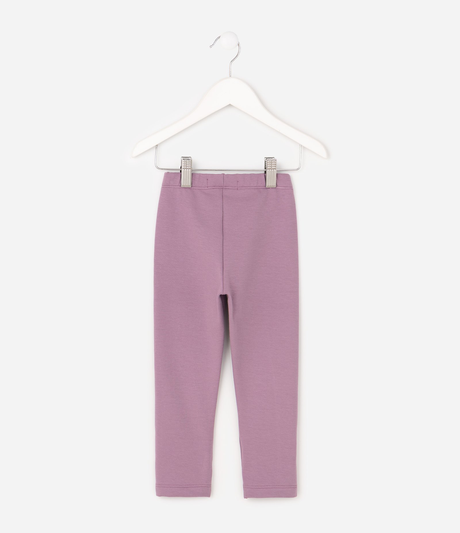 Calça Infantil Legging com Urso no Joelho – Tam 1 a 6 Anos Lilás 2