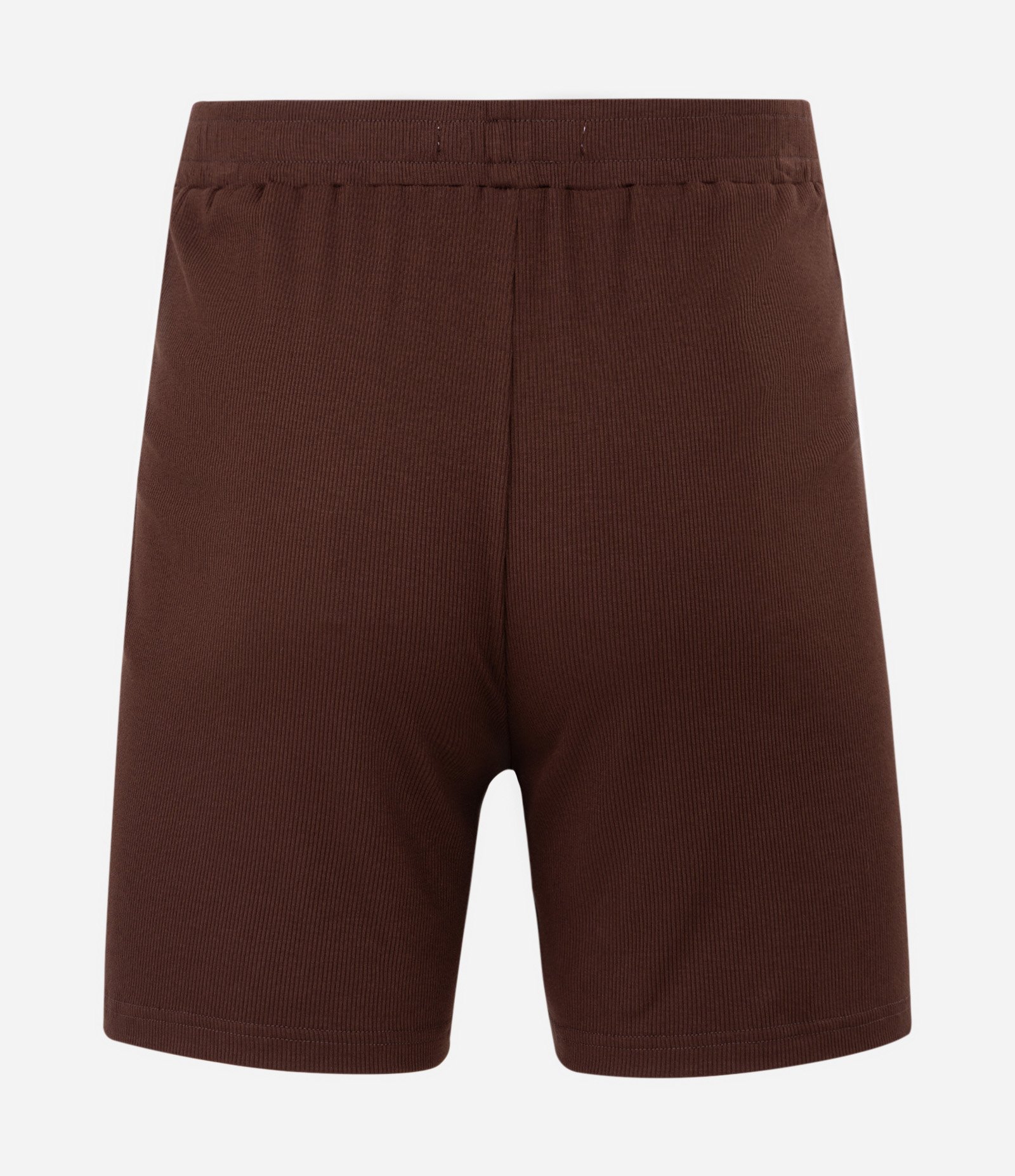 Pijama Curto Ribana Texturizada Masculino Marrom 4