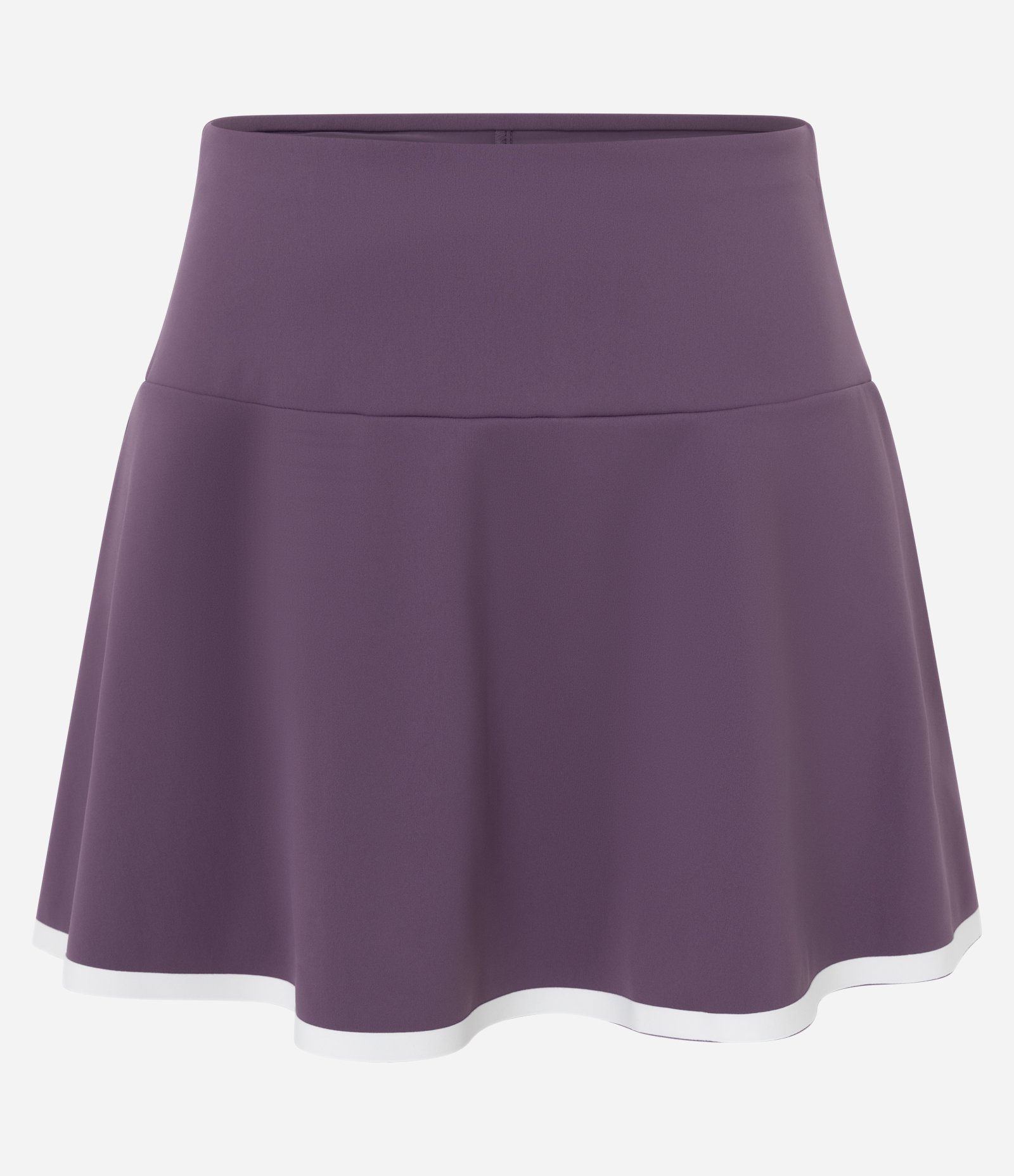 Short Saia Esportivo em Microfibra com Barra Contrastante Roxo 1