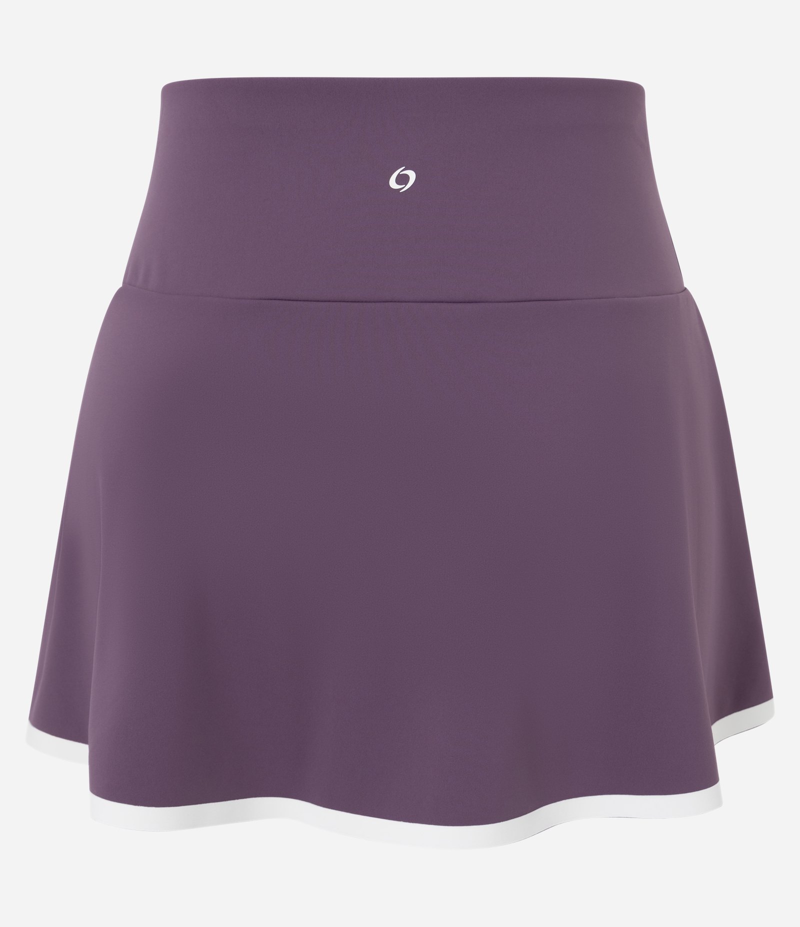Short Saia Esportivo em Microfibra com Barra Contrastante Roxo 2