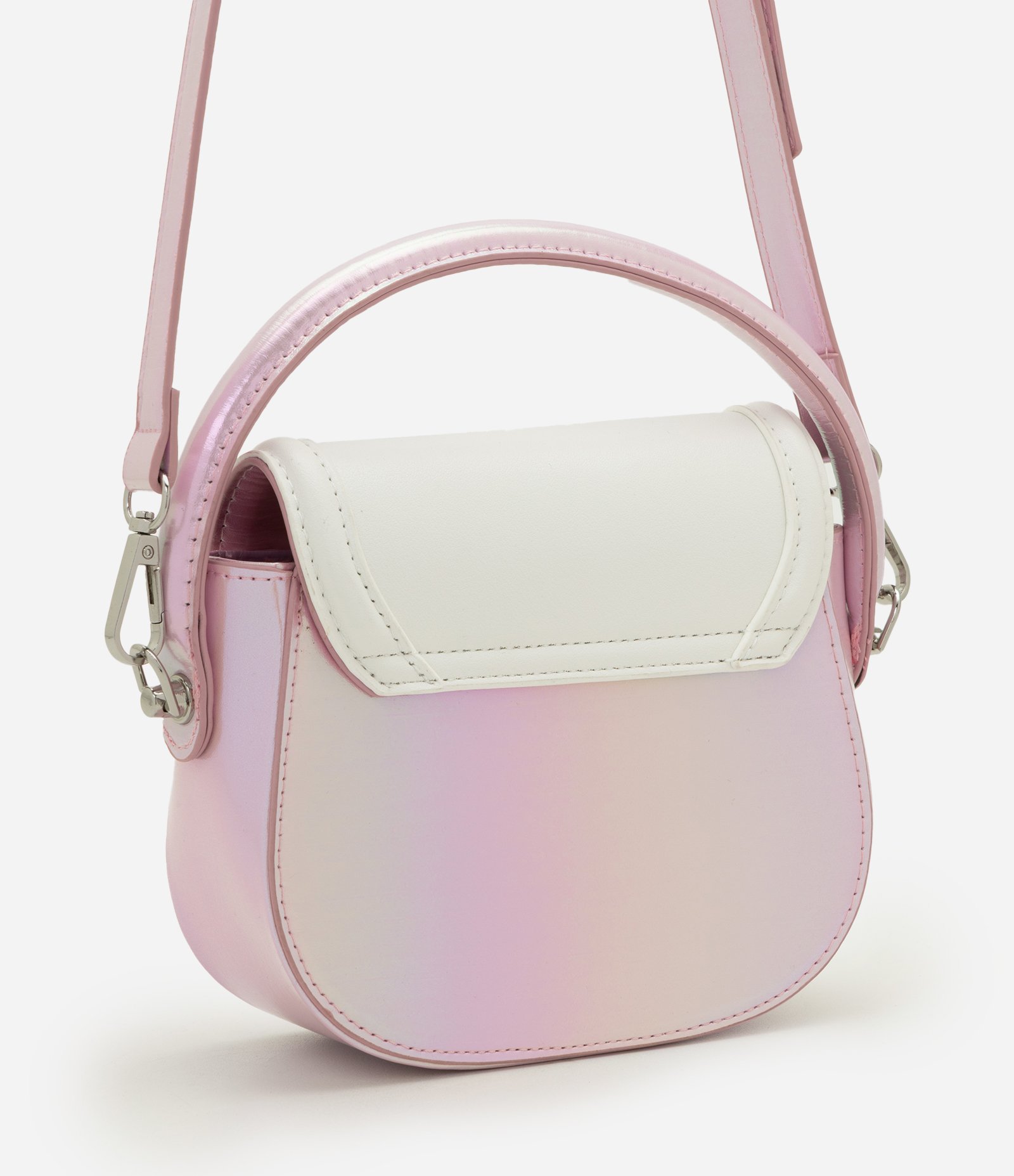 Bolsa Infantil em PU da Hello Kitty com Alça Transversal - Tam U Rosa 3
