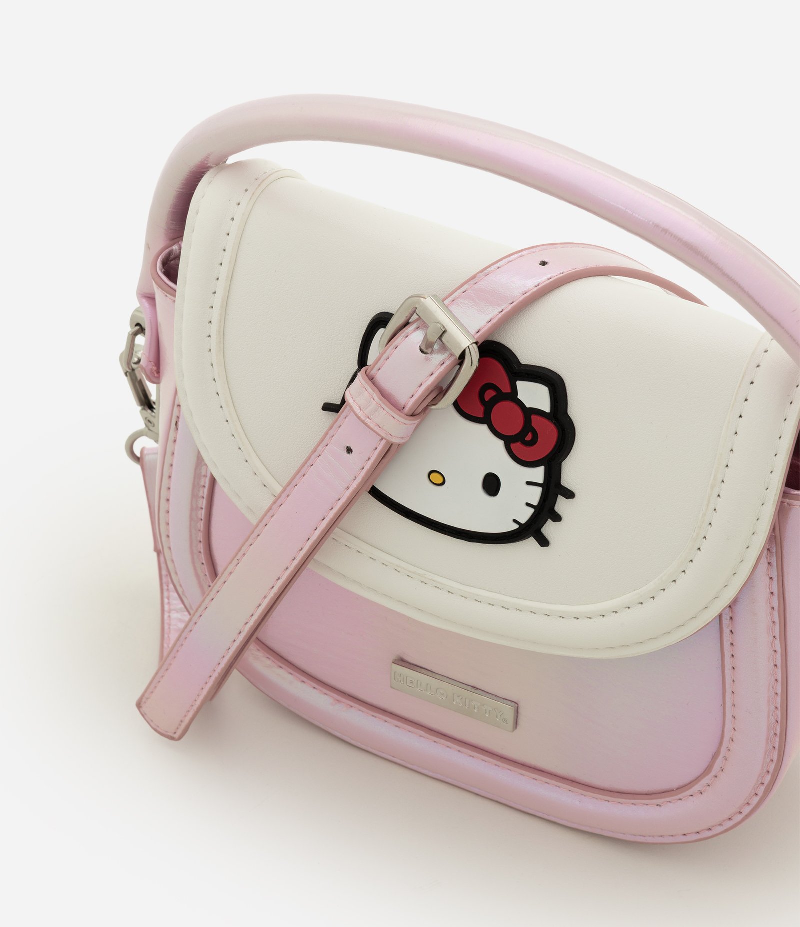 Bolsa Infantil em PU da Hello Kitty com Alça Transversal - Tam U Rosa 6