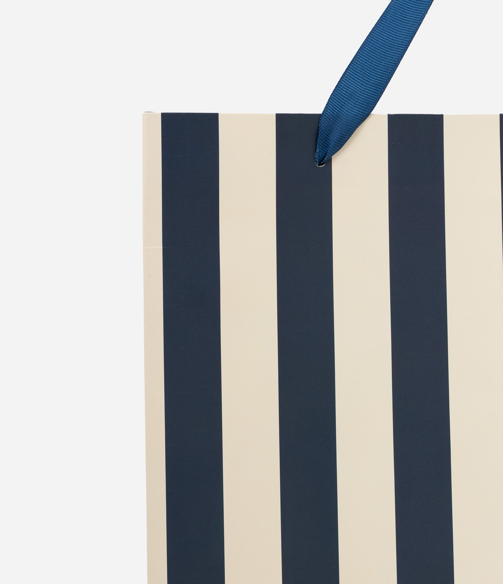 Embalagem de Presente Média com Estampa Listrada Azul 2