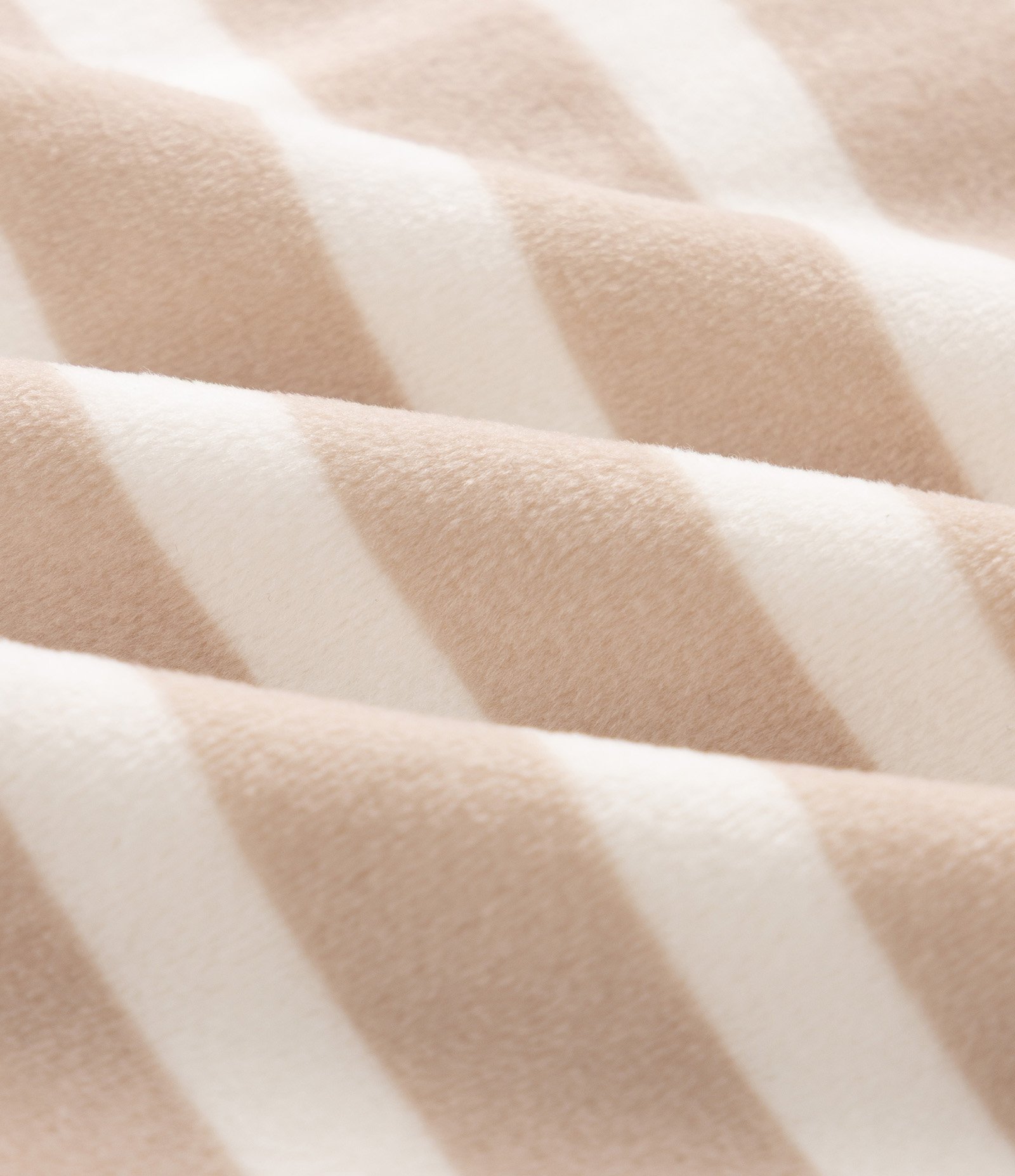 Macacão Infantil Listrado com Fechamento por Zíper – Tam RN a 24 Meses Bege/Off White 5