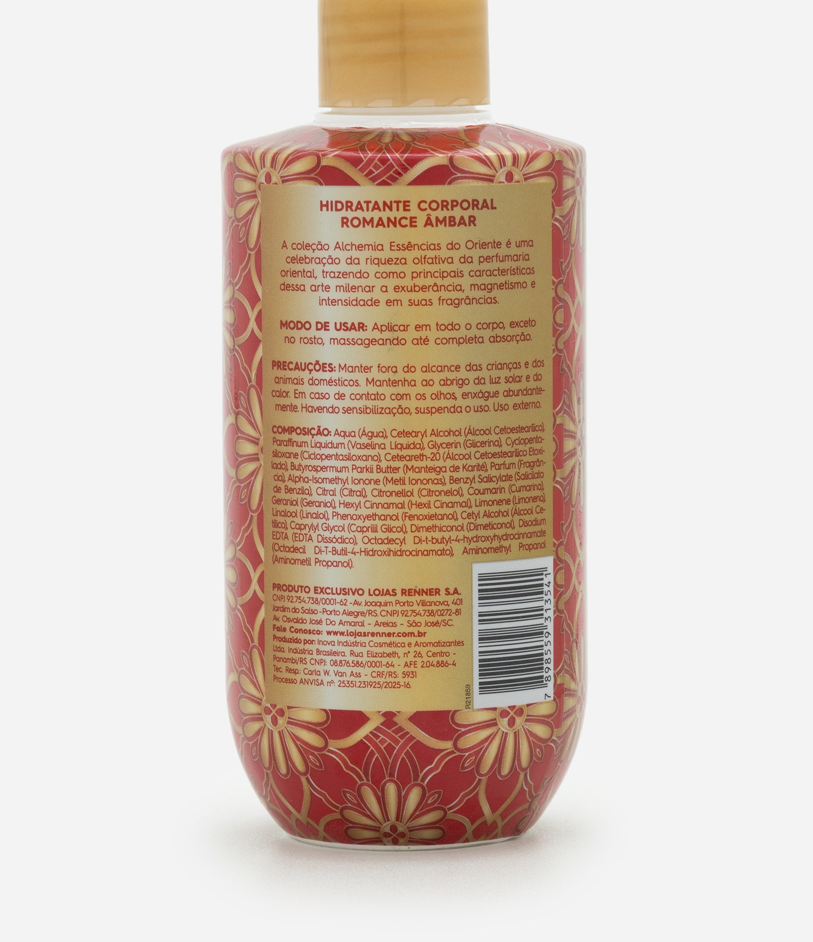 Hidratante Desodorante Corporal Romance Ambar 250ml 2