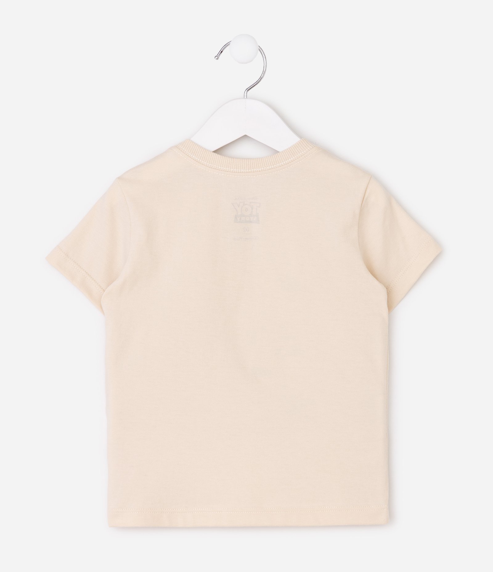 Camiseta Infantil com Estampa Toy Story - Tam 2 a 6 Anos Bege Claro 3